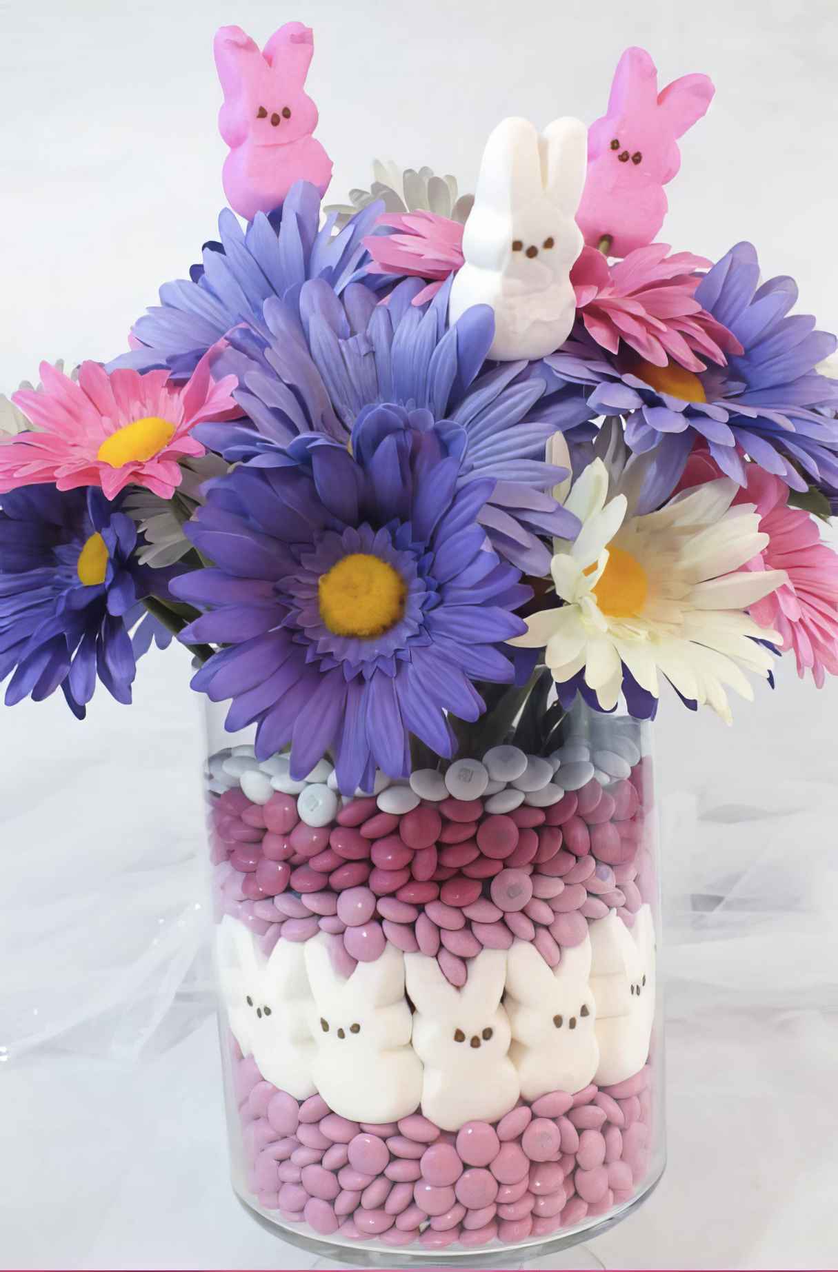 Candy and Flowers Easter Centerpiece