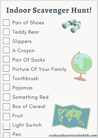 15 Fun Indoor Scavenger Hunt Activities For Kids