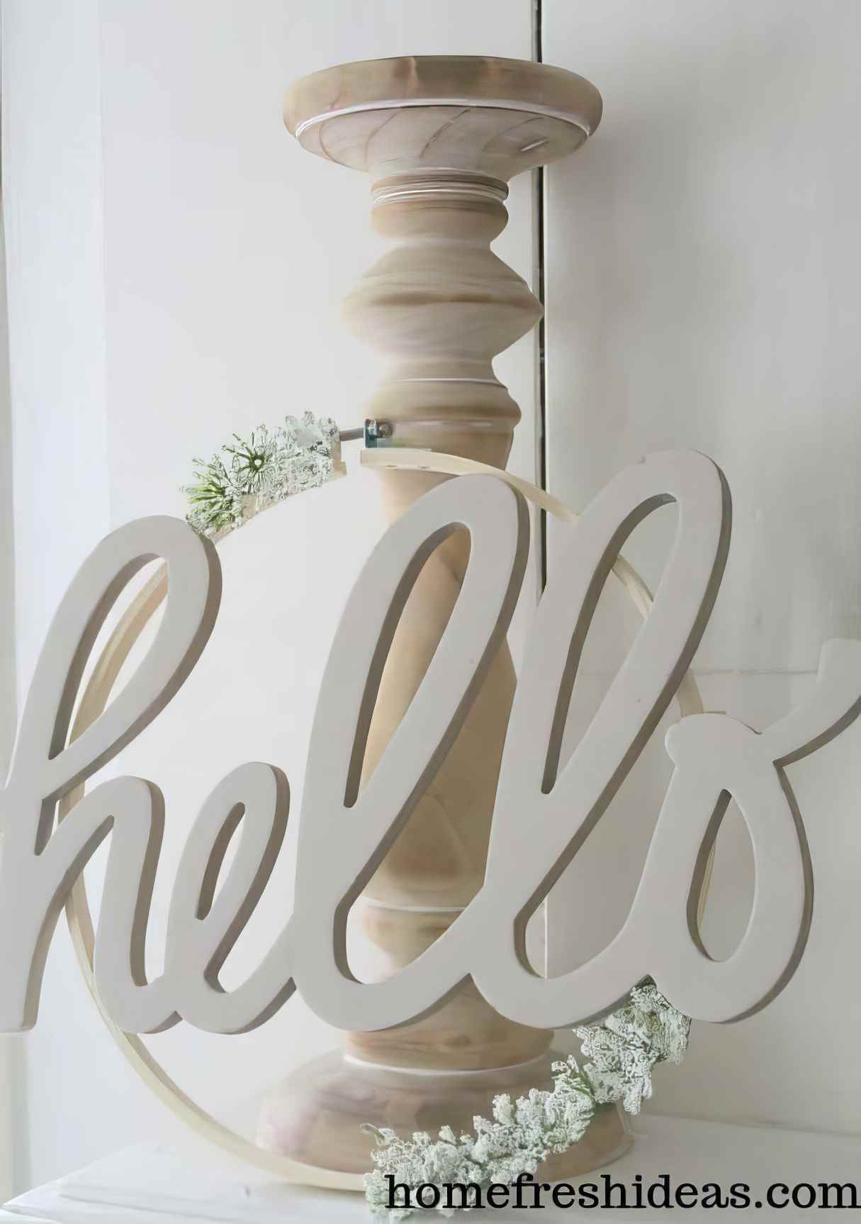 Charming & Rustic DIY Farmhouse Wreath