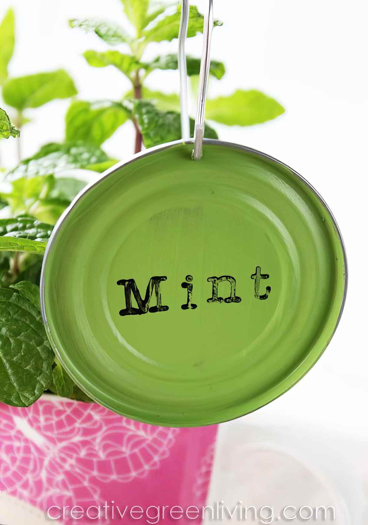 Clever Recycled Craft Idea: How to Make Garden Markers from Tin Can Lids