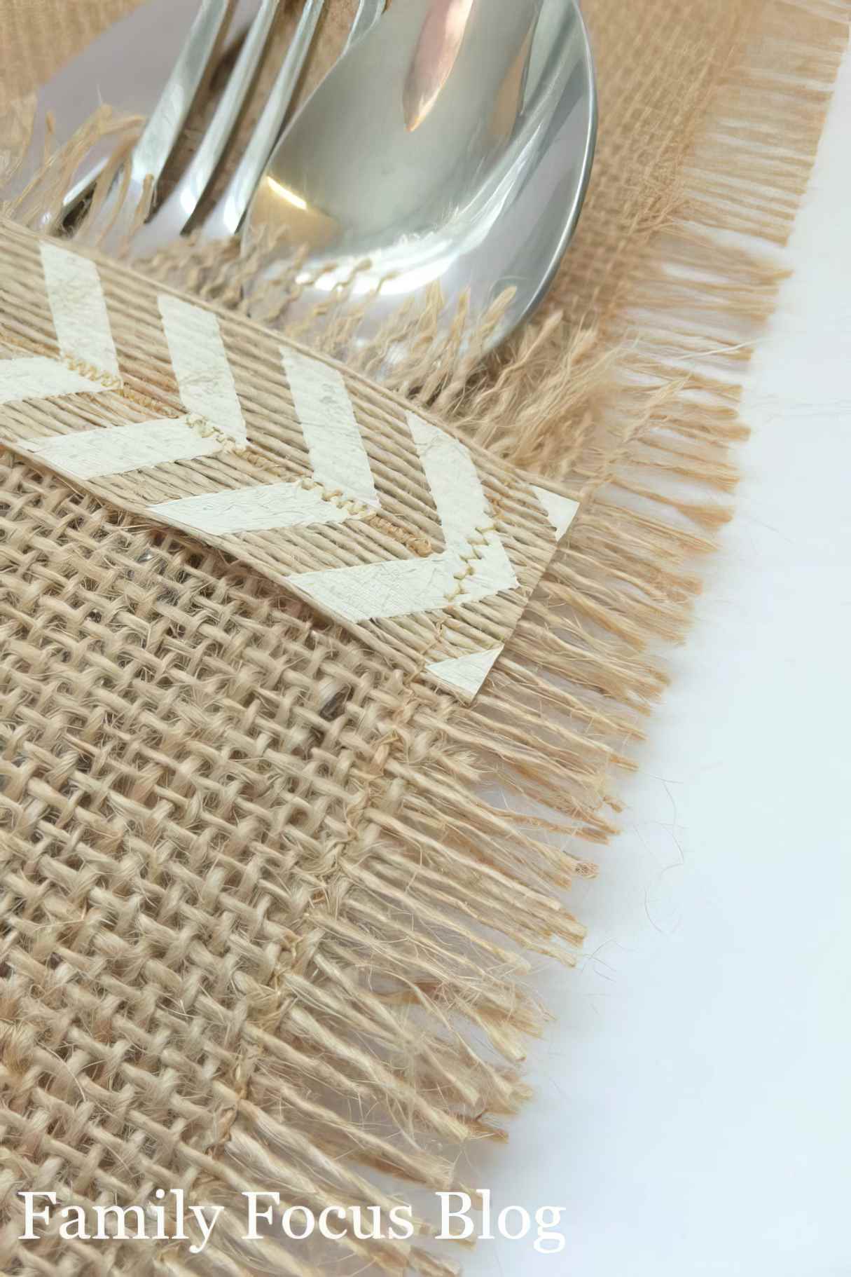Easter Utensil Holders from Burlap