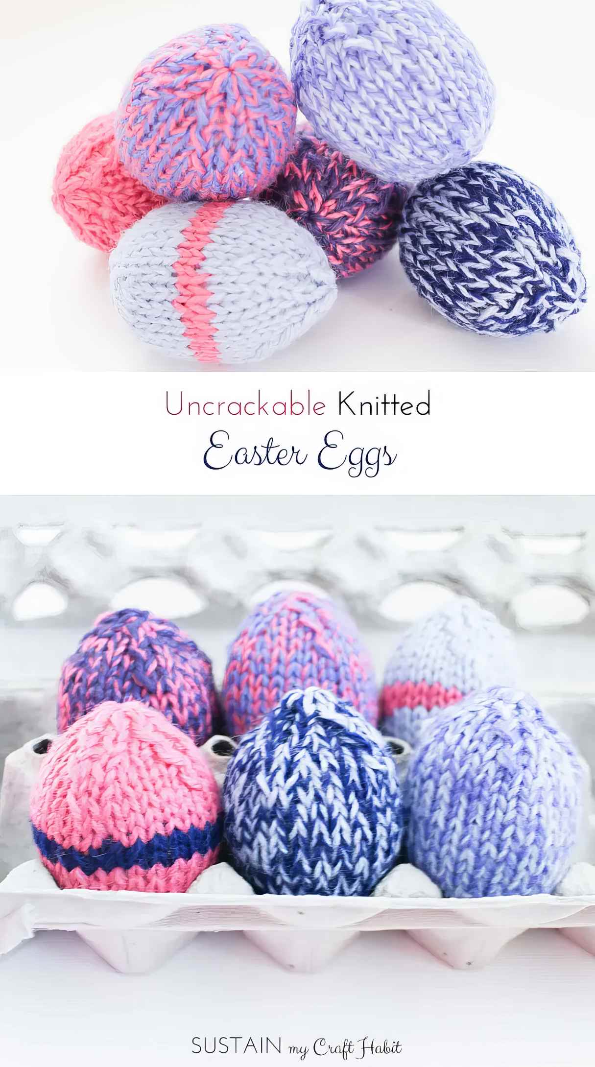 Uncrackable And Easy Knitted Egg Pattern