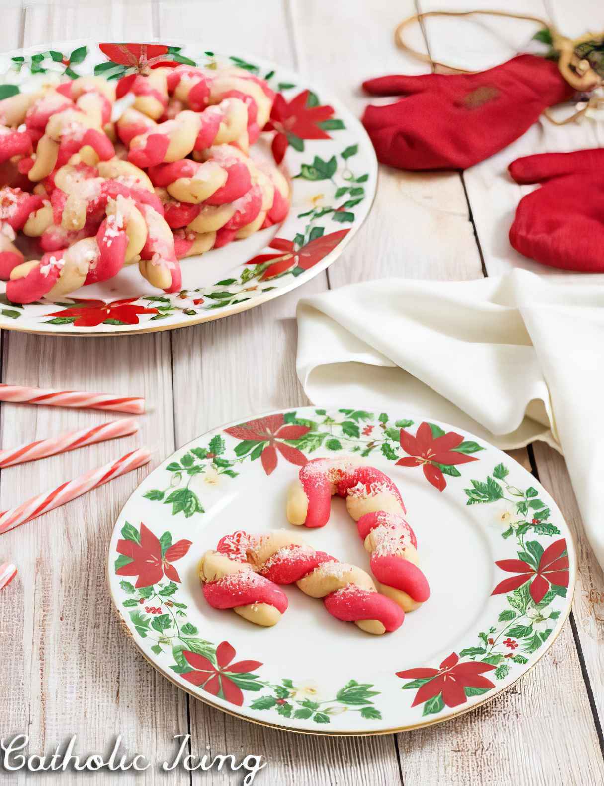 Candy Cane Cookie Recipe With Actual Mint Flavor!