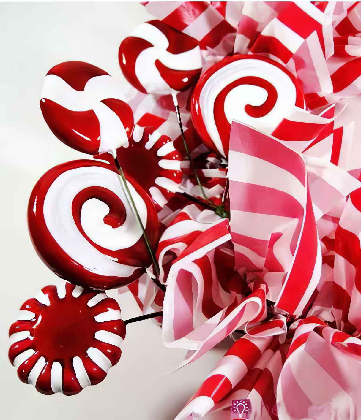 Candy Cane Wreath