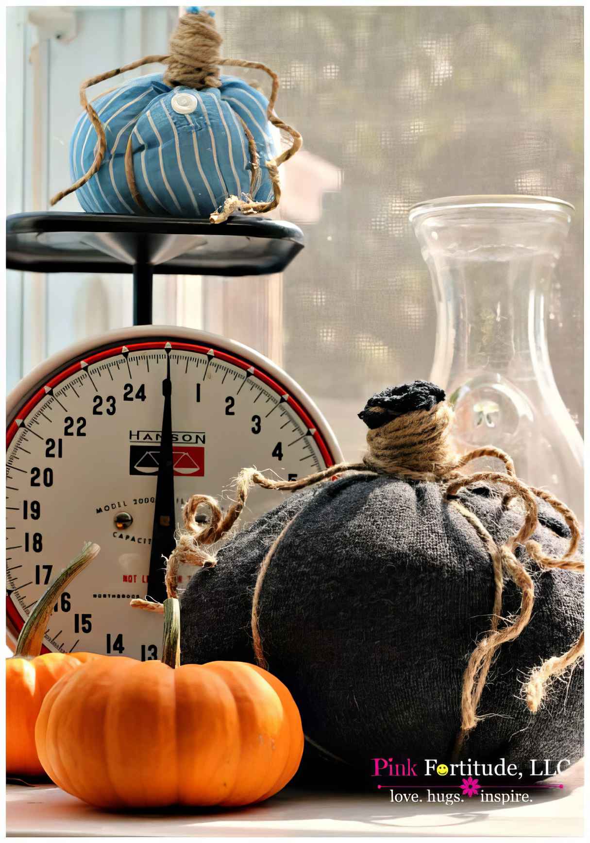 No Sew Fabric Pumpkins – Upcycle Your Old Shirts and Sweaters