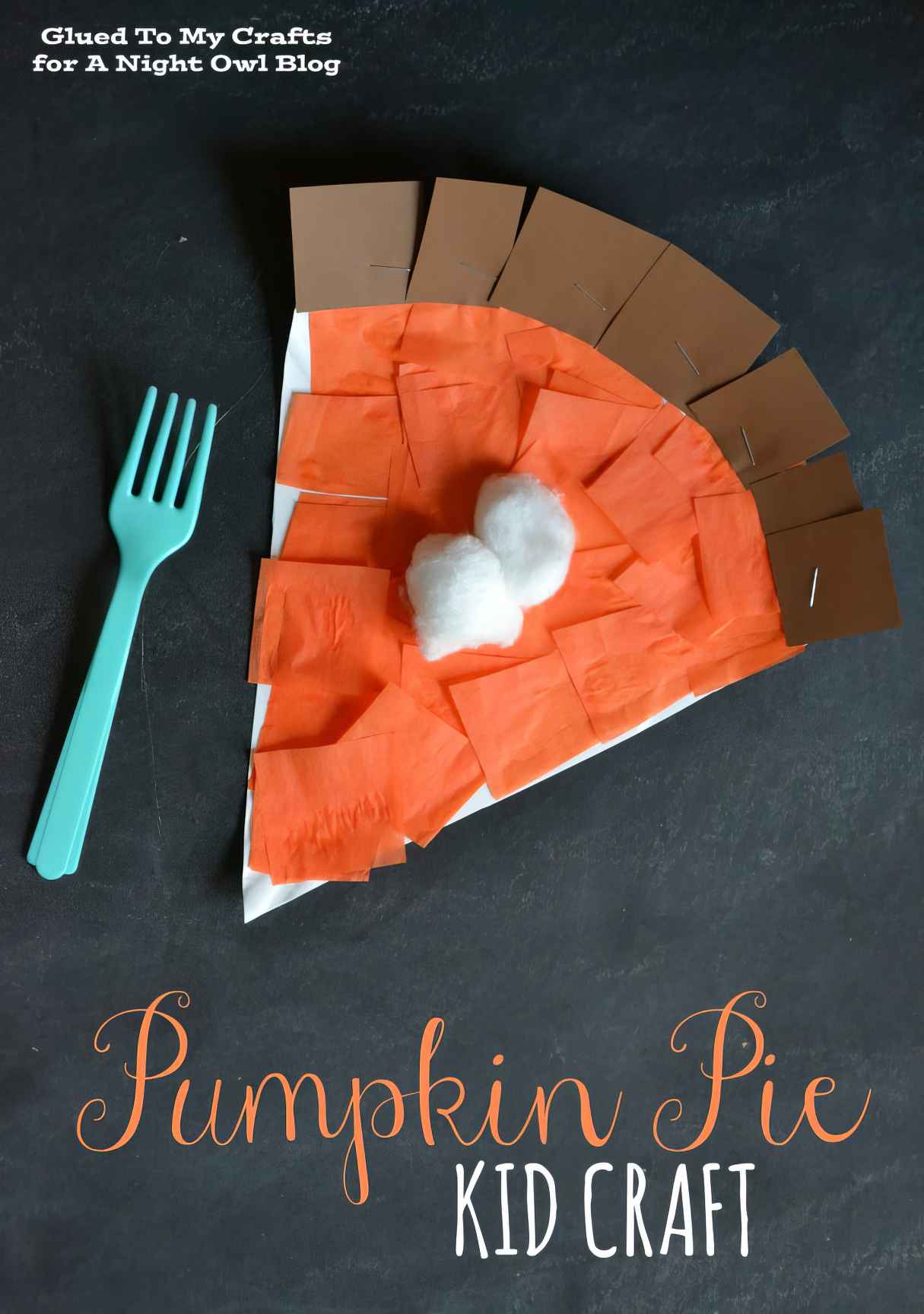 Pumpkin Pie Kids Paper Craft