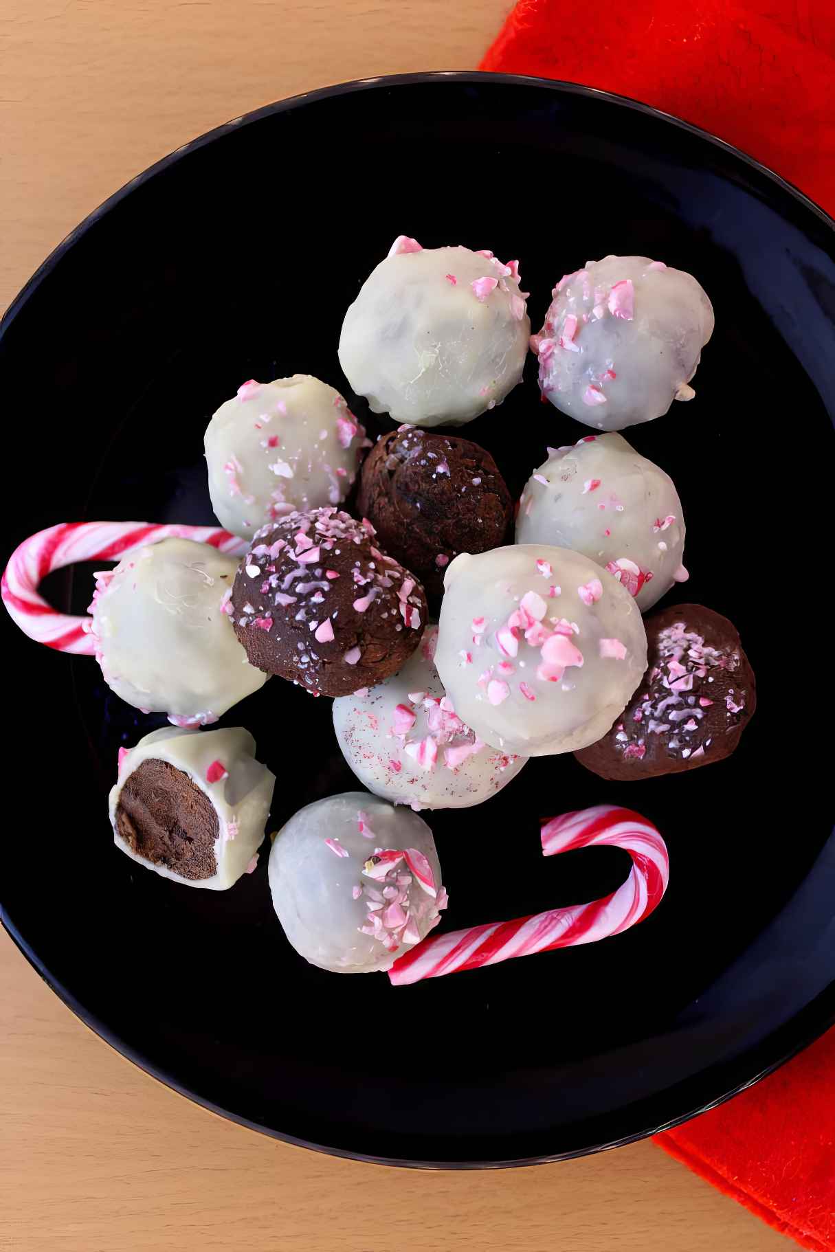 Vegan Peppermint Truffles