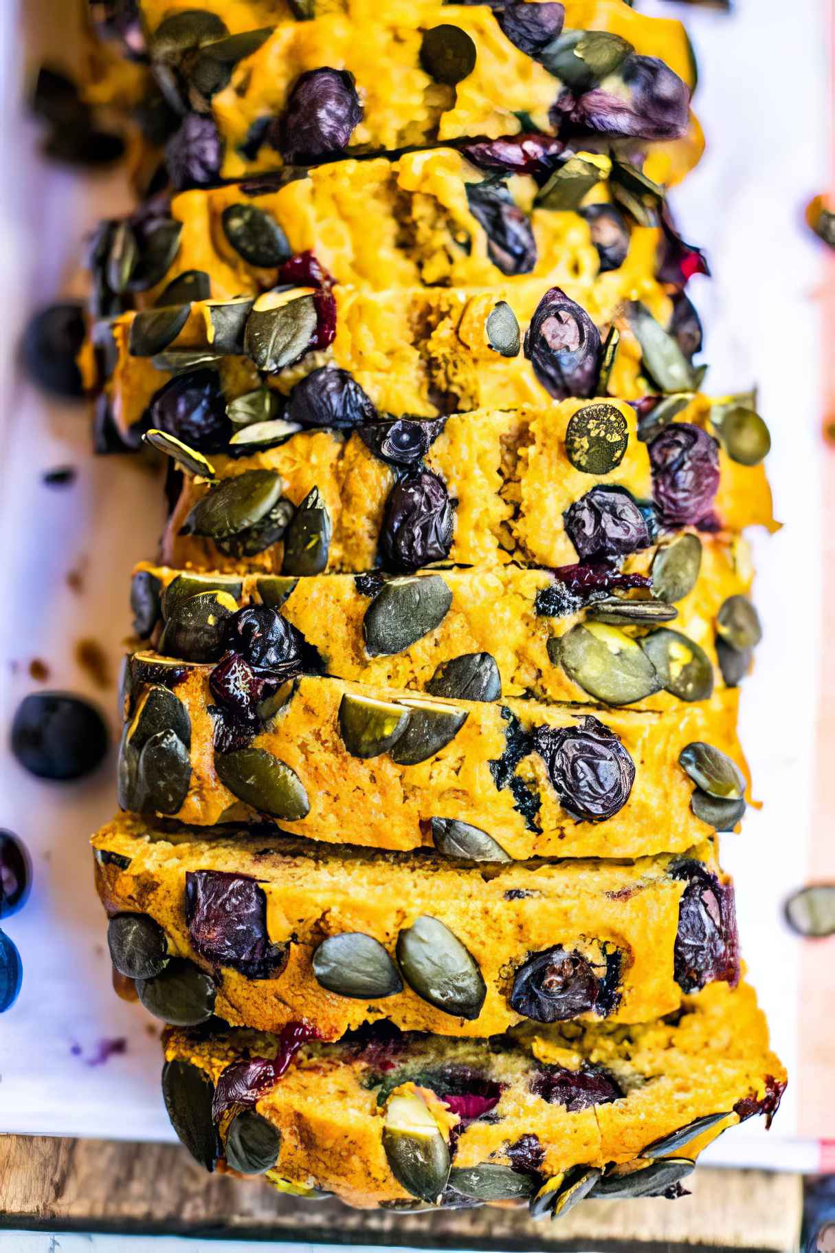 Blueberry Pumpkin Bread