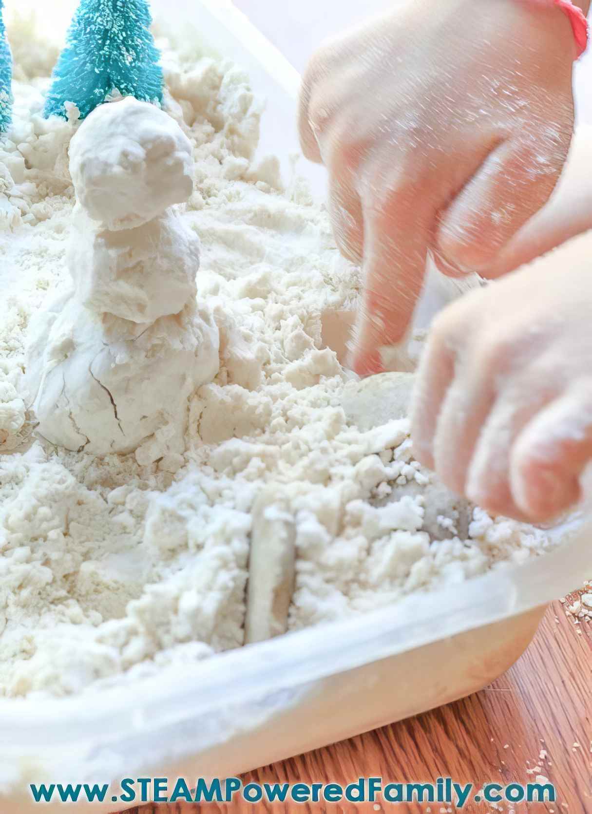 Snow Dough – A Winter Version of our Wildly Popular Moon Dough