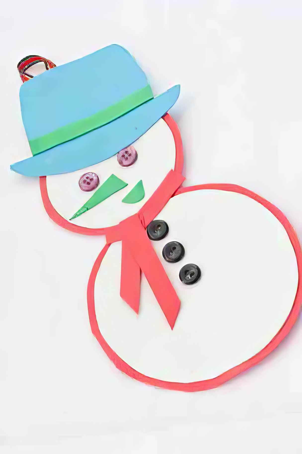 A Cute and Simple Snowman Decoration to Make Together!
