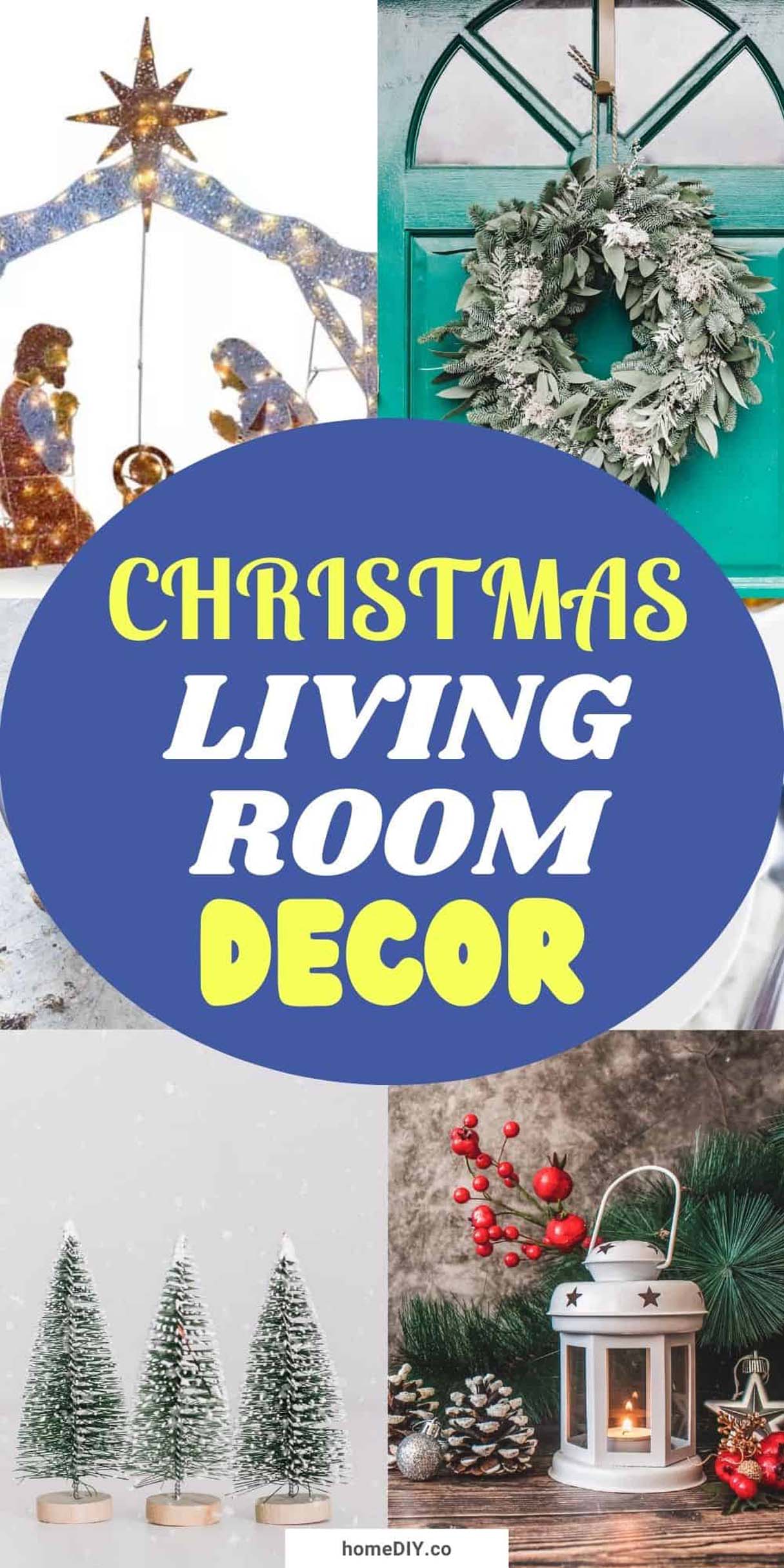 Festive Christmas Living Room Decor&nbsp; Ideas