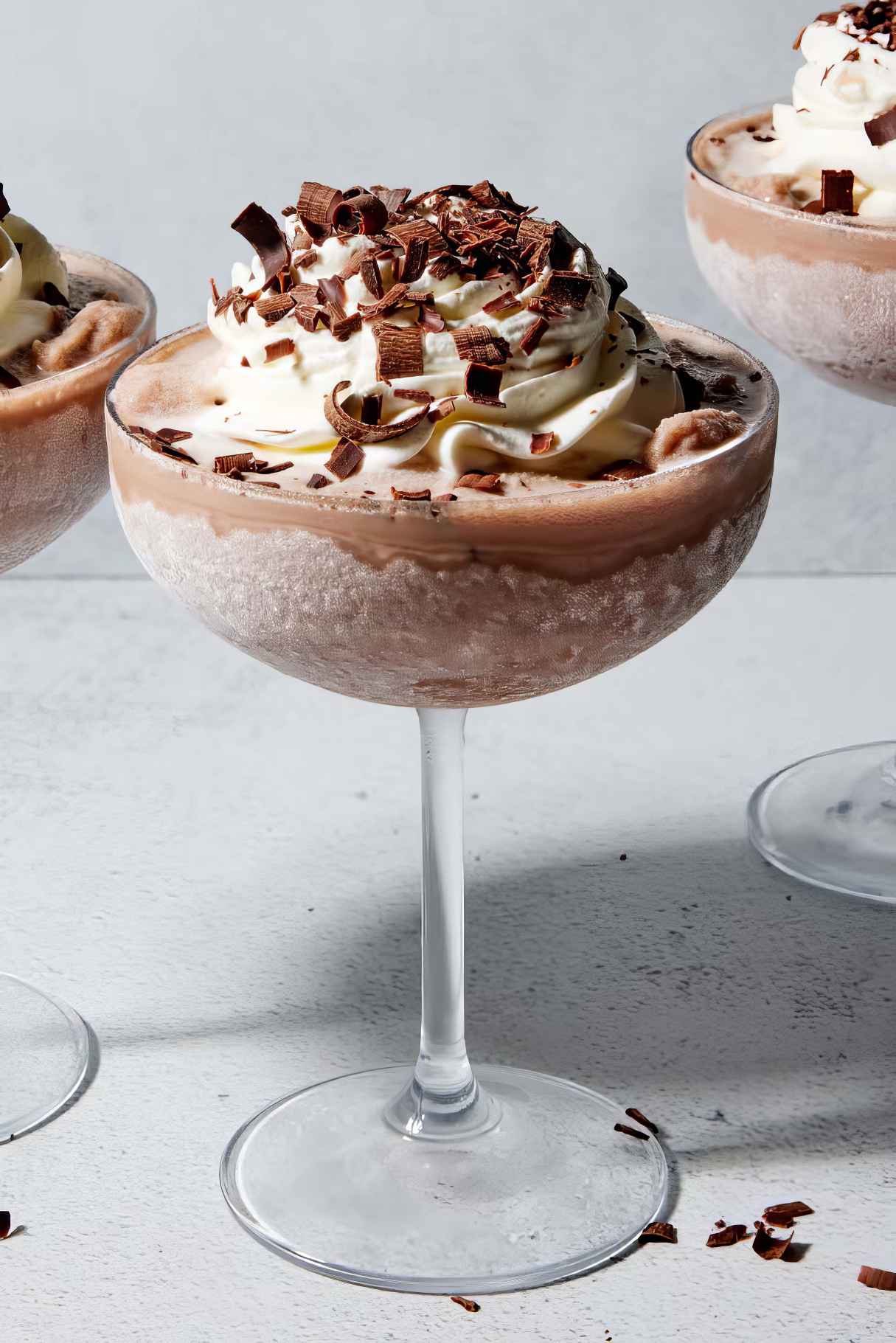 Frozen Hot Chocolate Martini with Vodka and Baileys