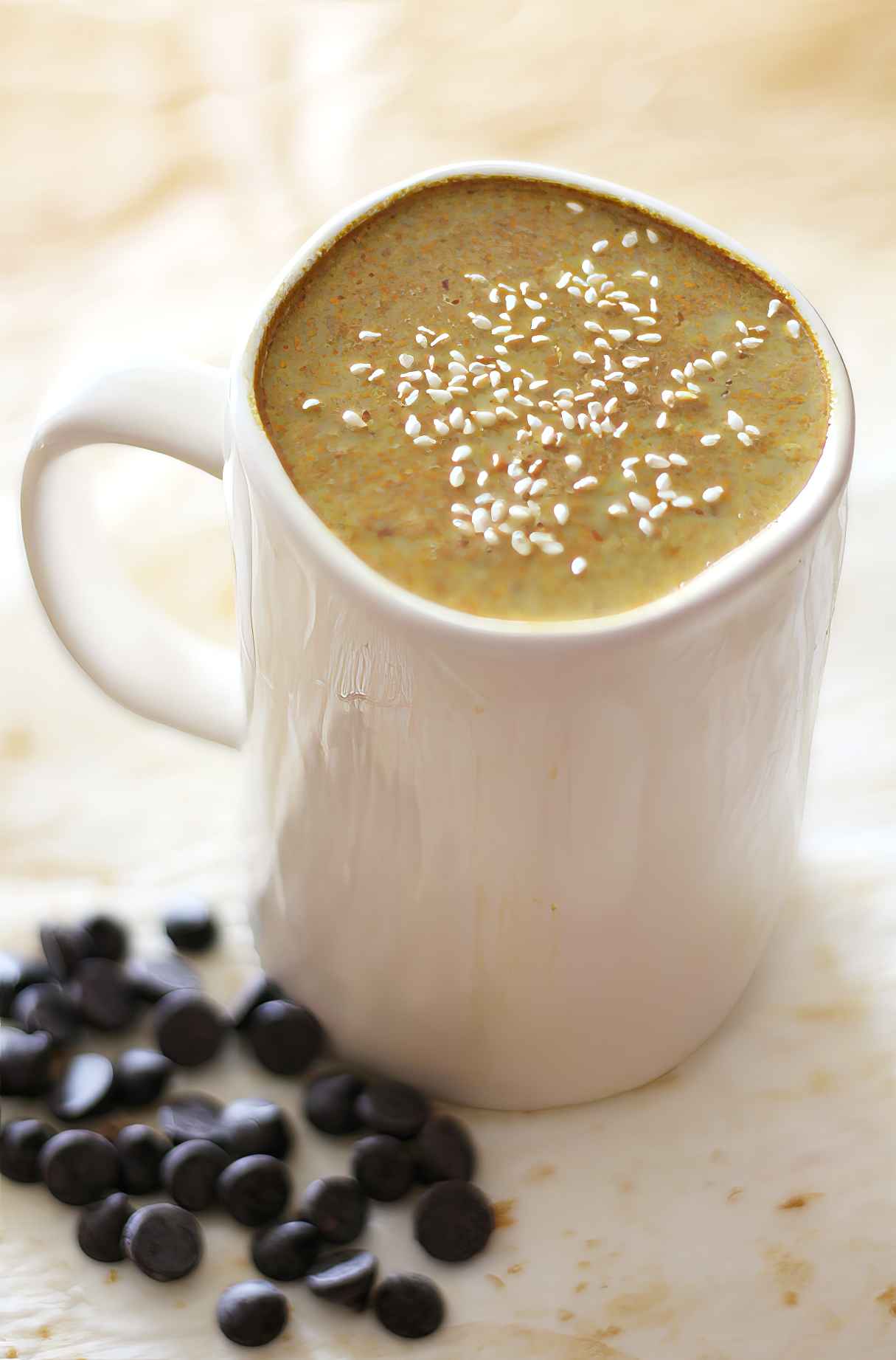 Healing Tahini Hot Chocolate