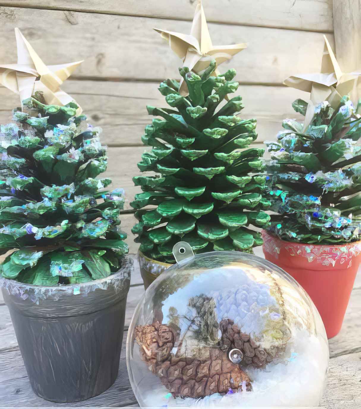 Holiday Pinecone Crafts