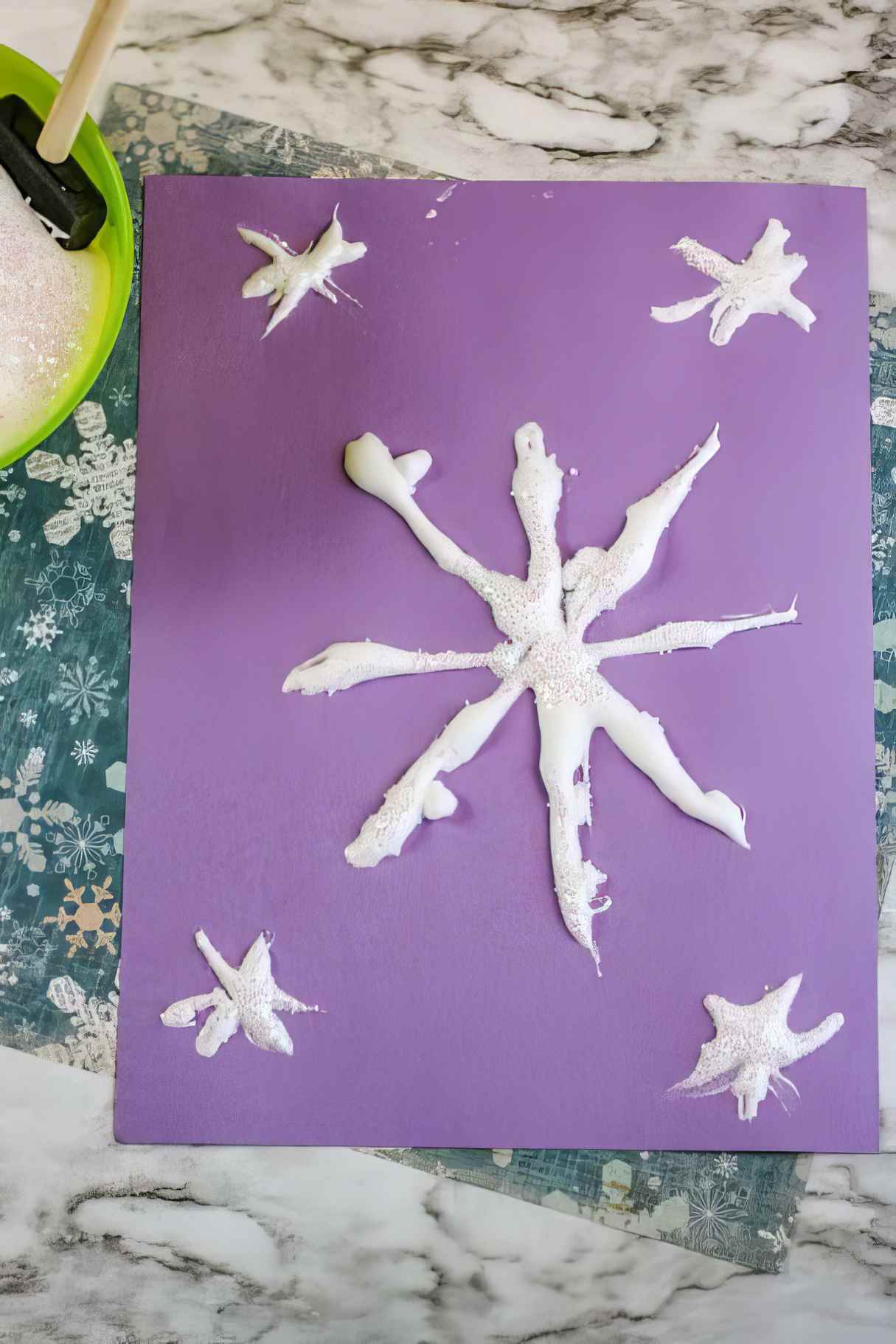 How To Make Fun And Sparkly Snow Paint