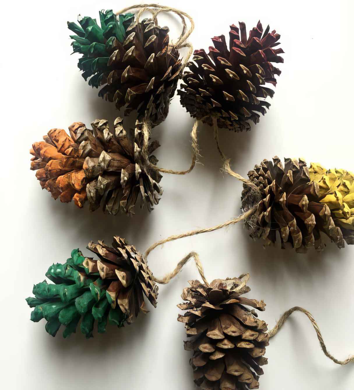 How To Make Pine Cone Garland