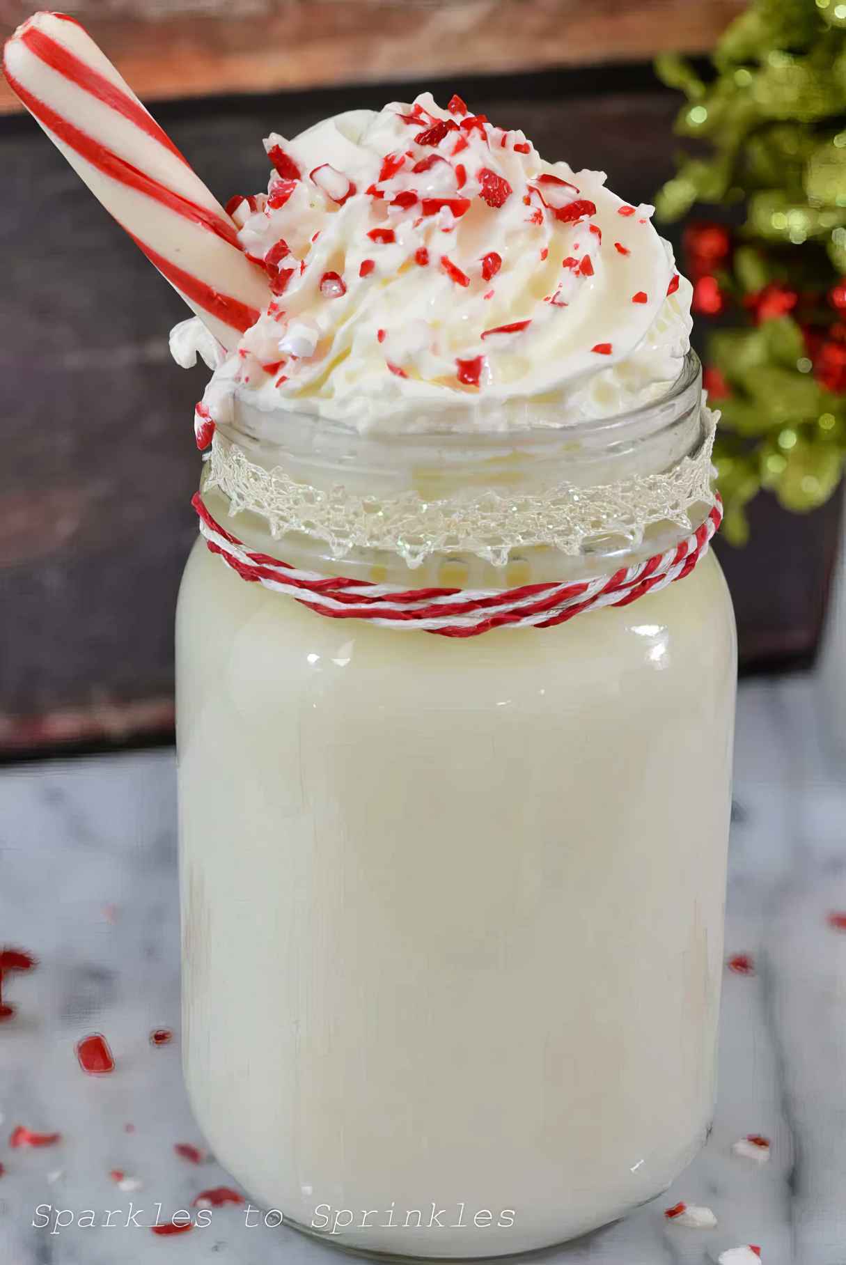 Peppermint White Hot Chocolate