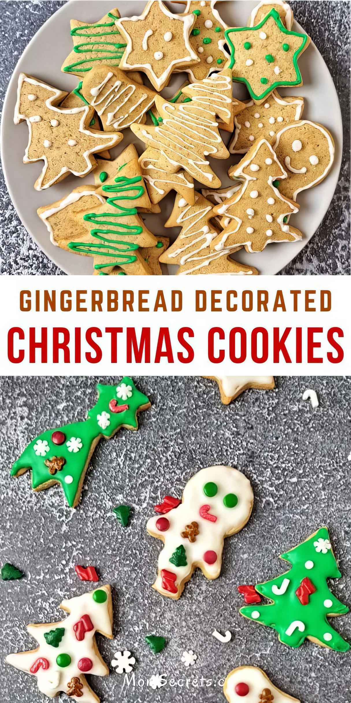 Christmas Decorated&nbsp;Gingerbread Cookie Recipe