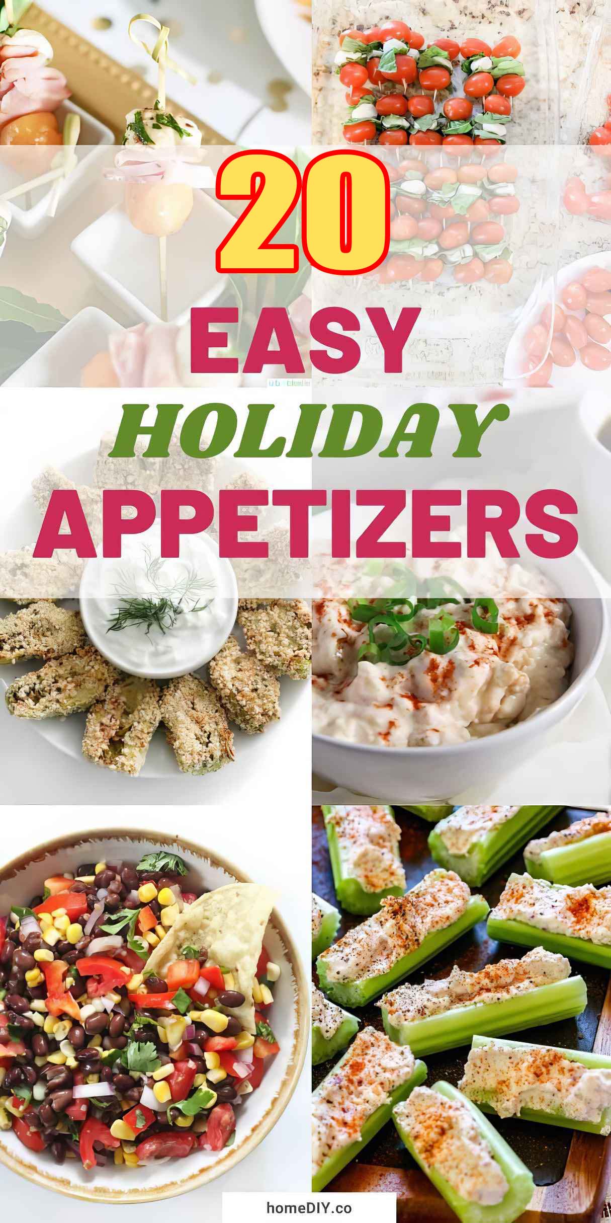 20 Holiday Appetizer Recipes