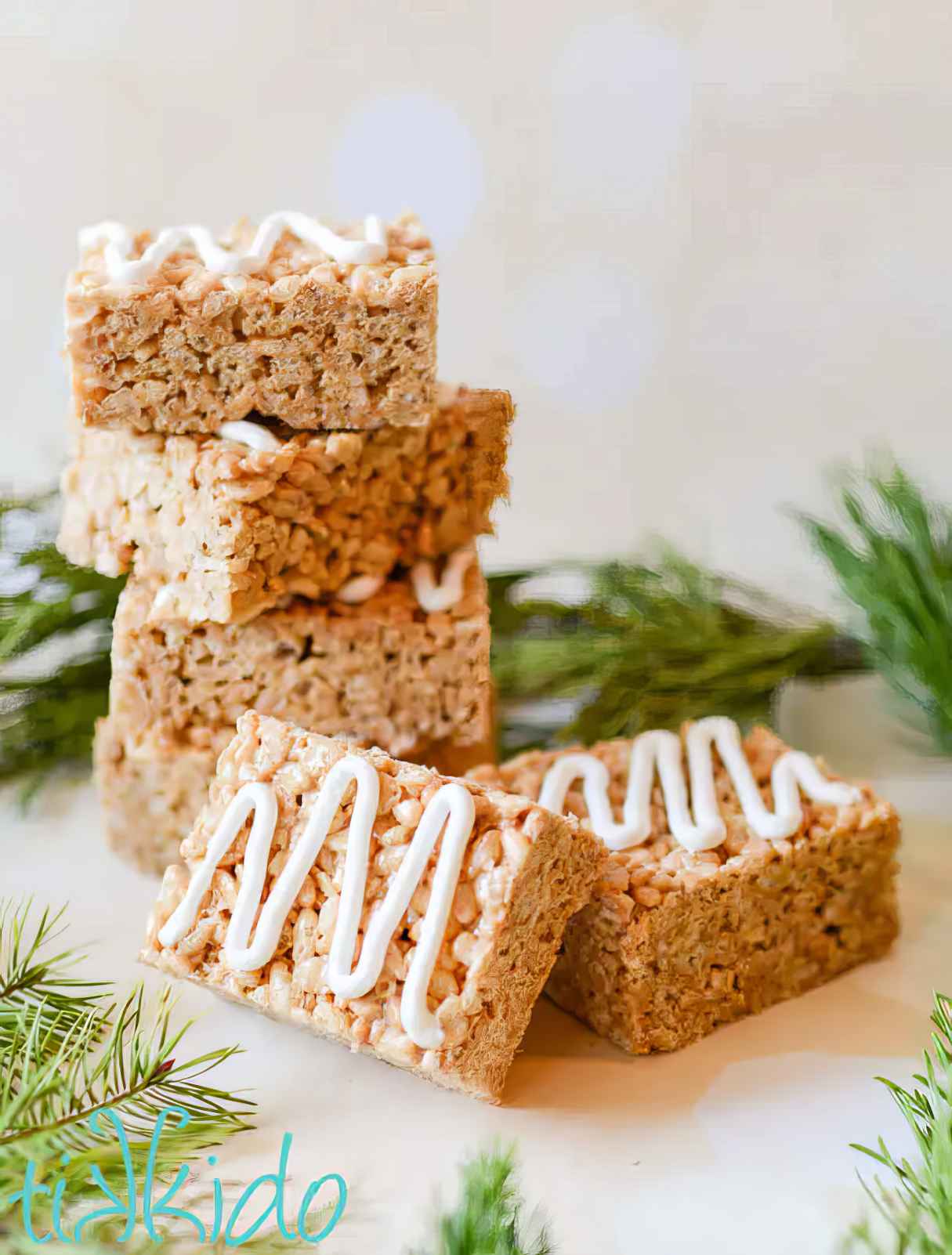 Easy and Delicious Gingerbread Rice Krispie Treats Recipe