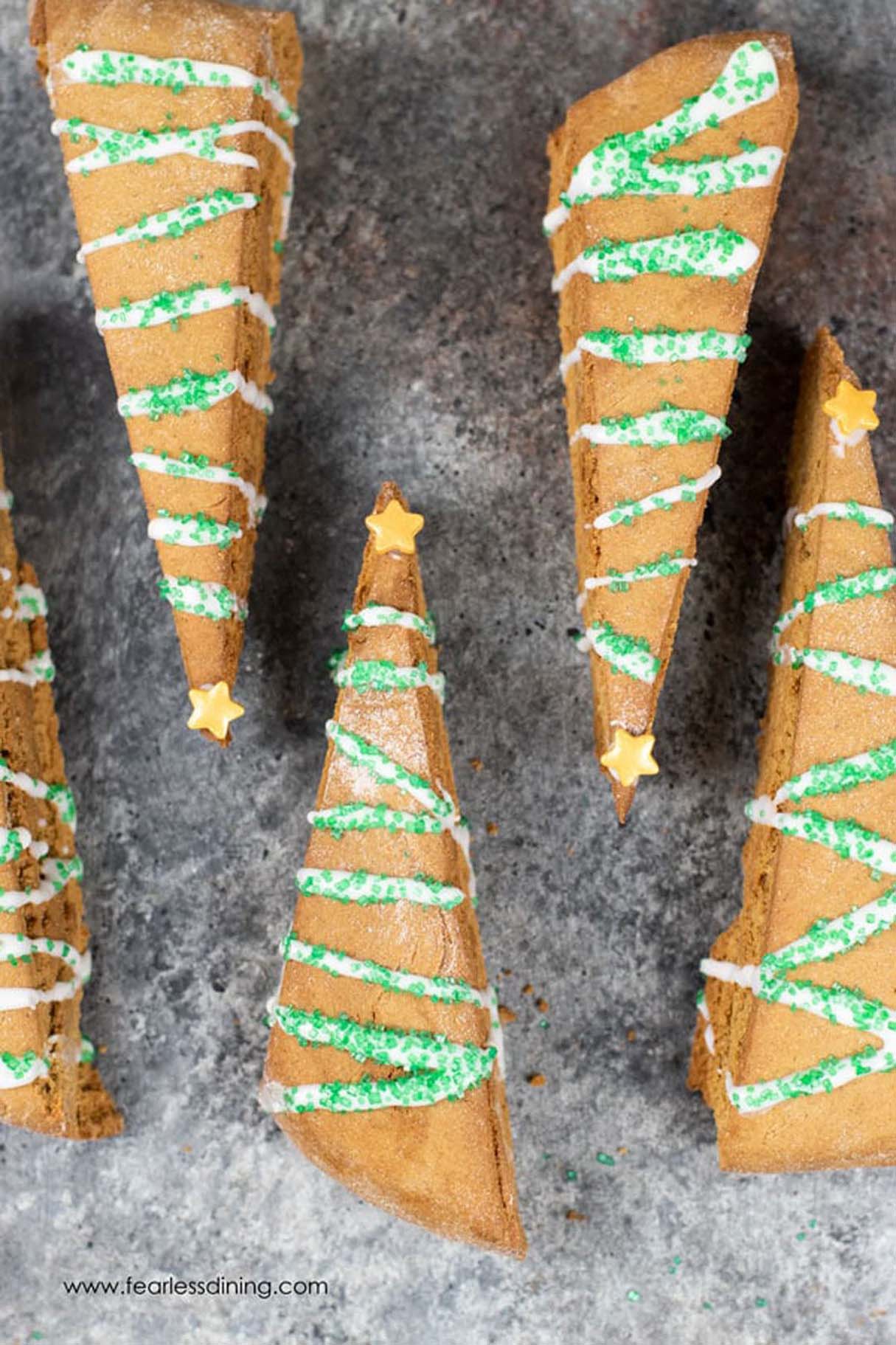 Gluten Free Gingerbread Biscotti {Dairy-Free Option!}