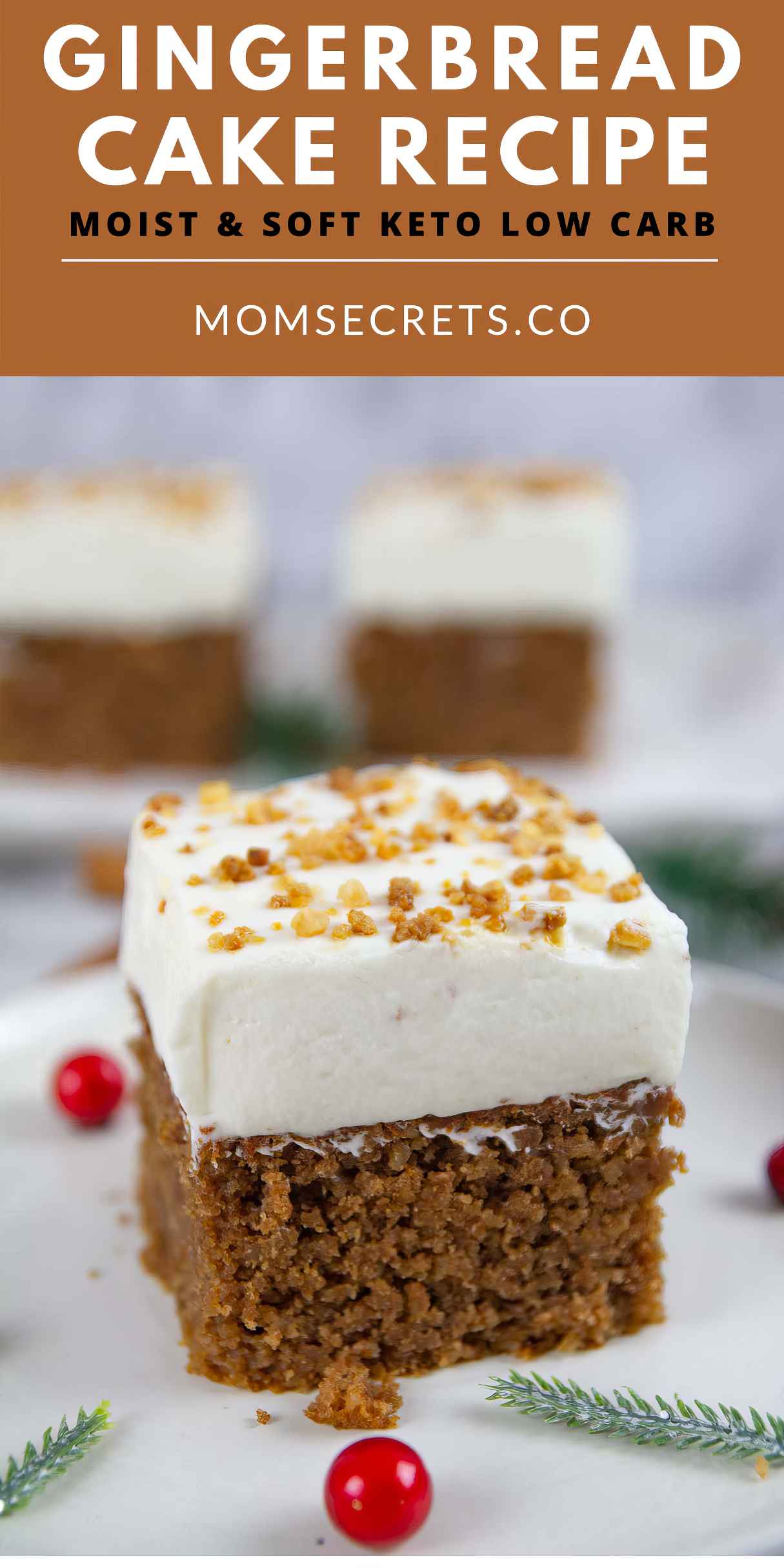 Make Gingerbread Cake with Mascarpone Cheese Frosting