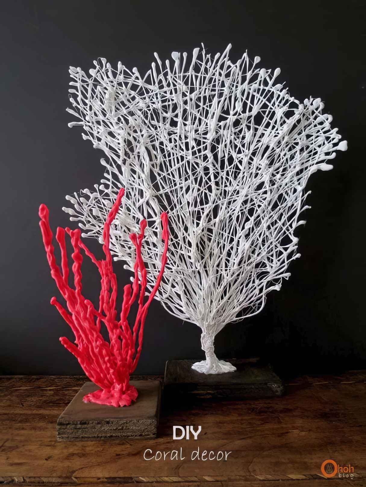 Personalise Your Home Decor with Glue Gun DIY Coral