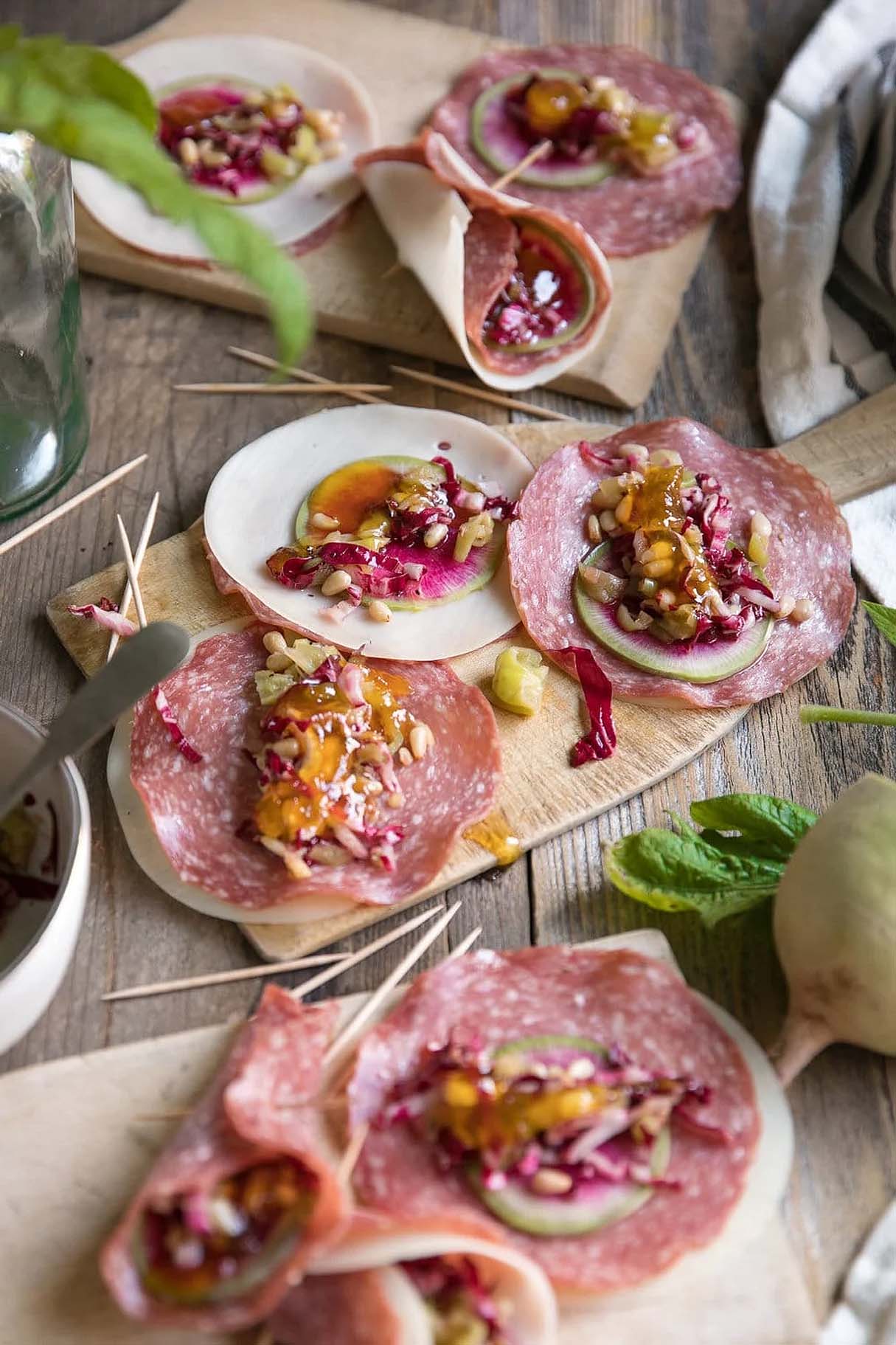 Soppressata Provolone Cones – An Easy Holiday Appetizer