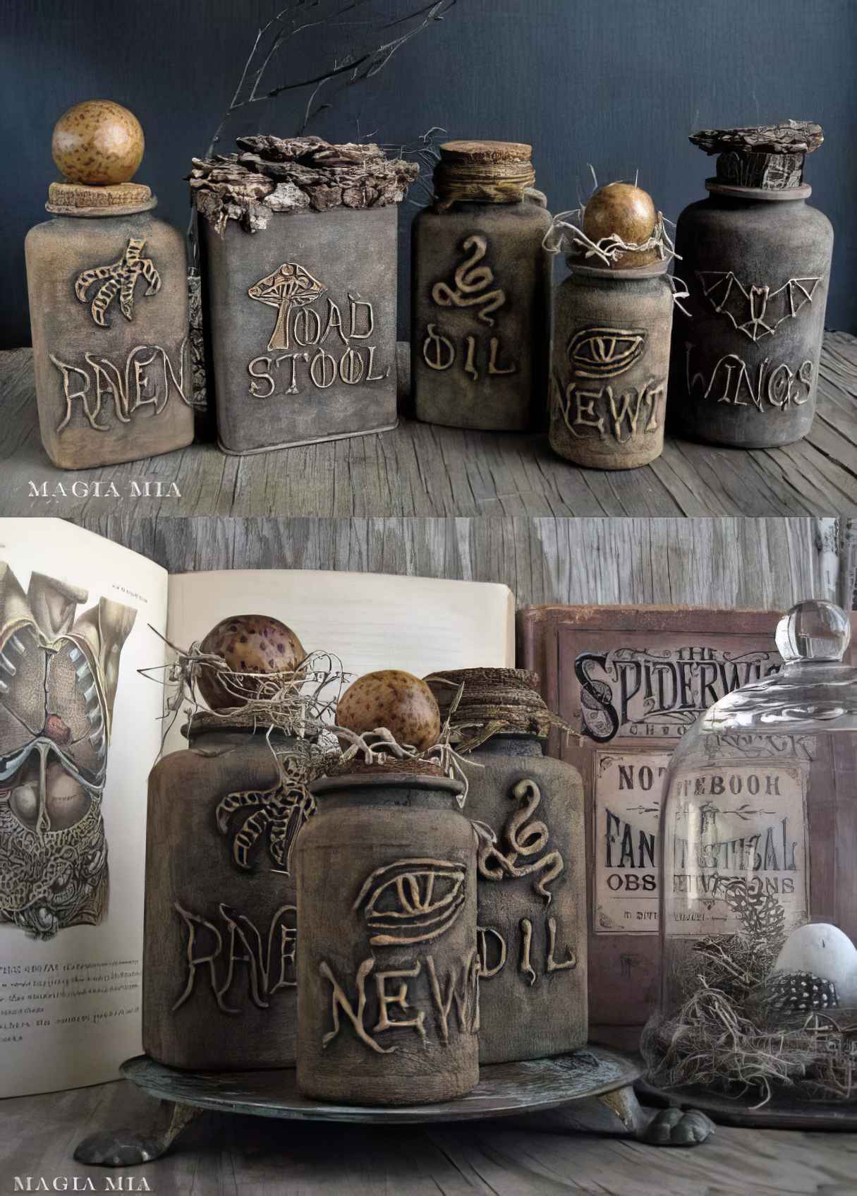 Transcript Witchcraft Bottles Art