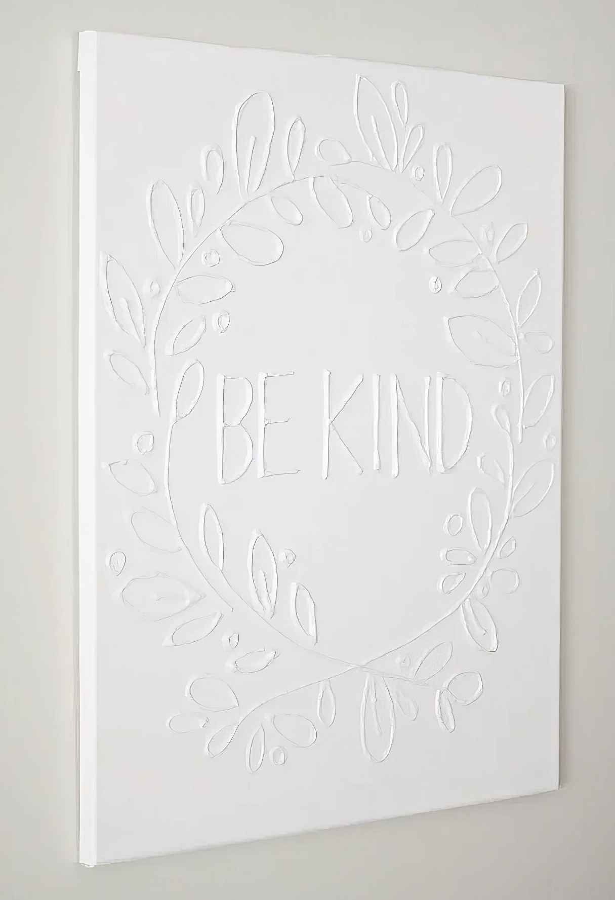 Use a Hot Glue Gun for Making Glue Art on Canvas