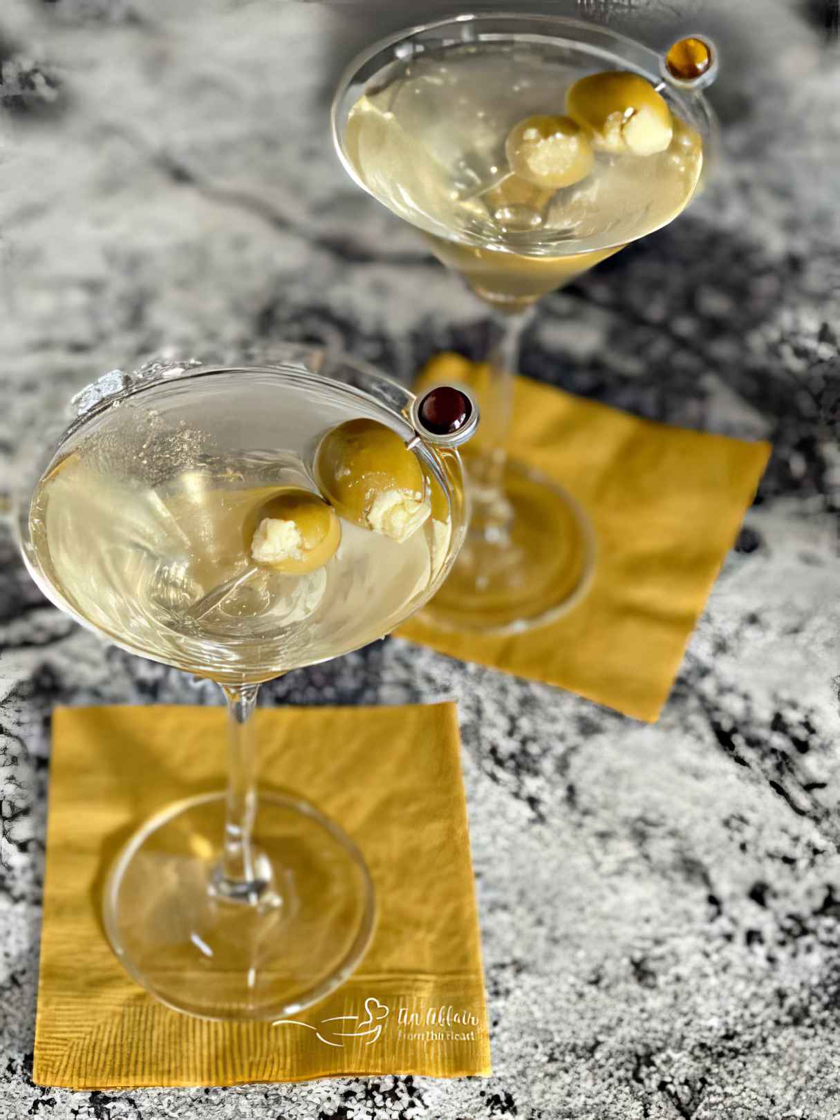Dirty Vodka Martinis