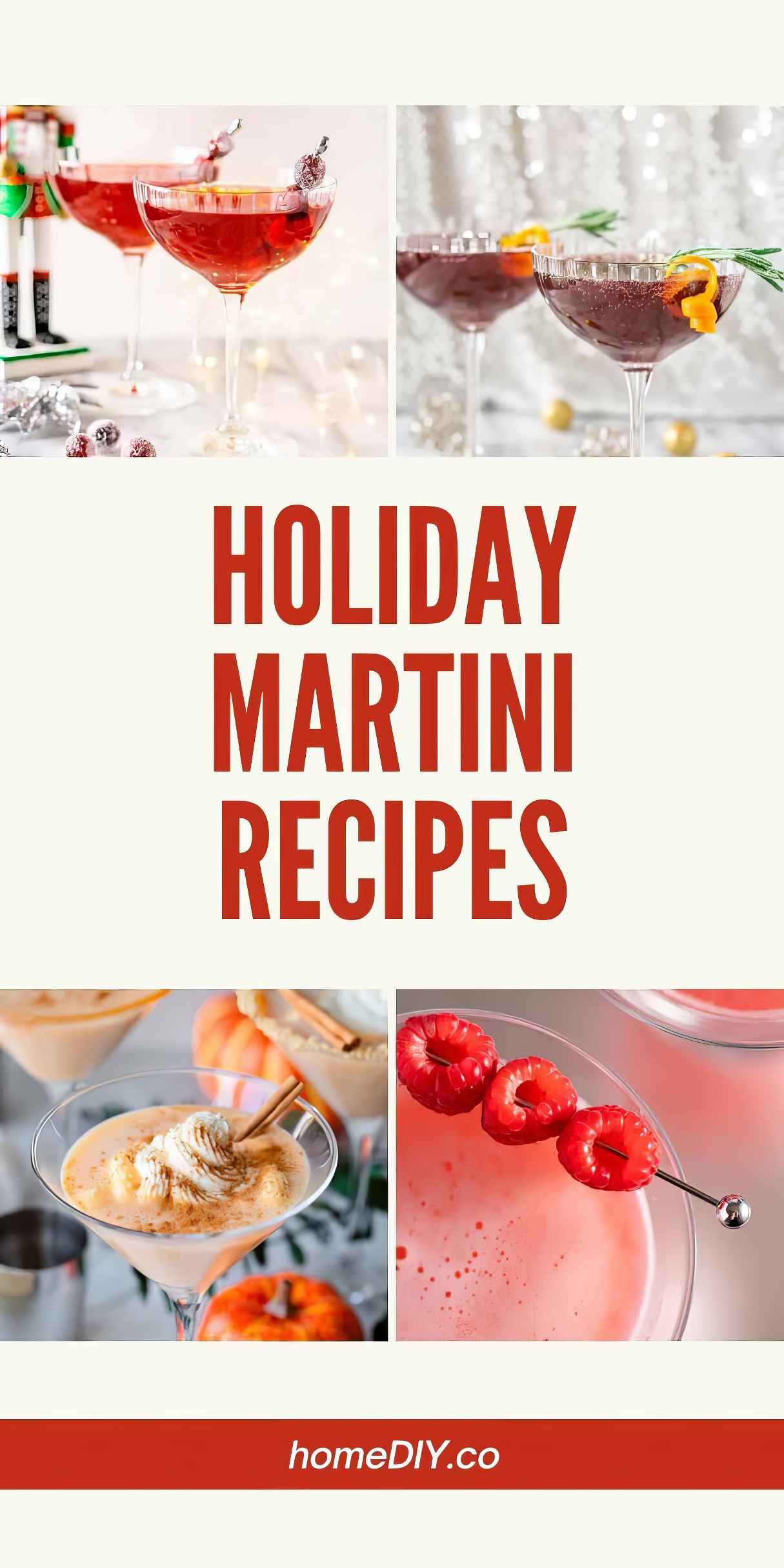 Holiday Martini Recipes