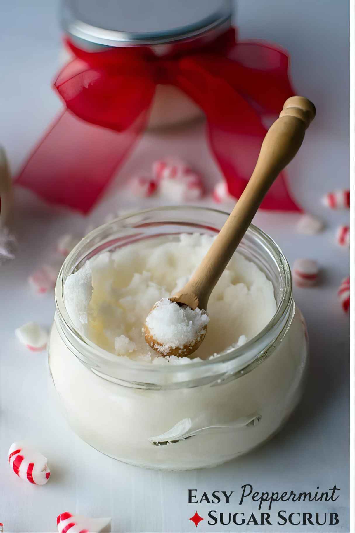 3-Ingredient Peppermint Sugar Scrub