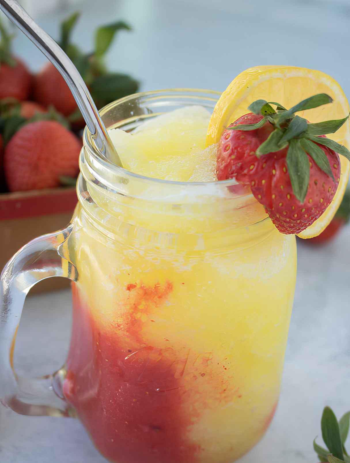 Frozen Strawberry Lemonade