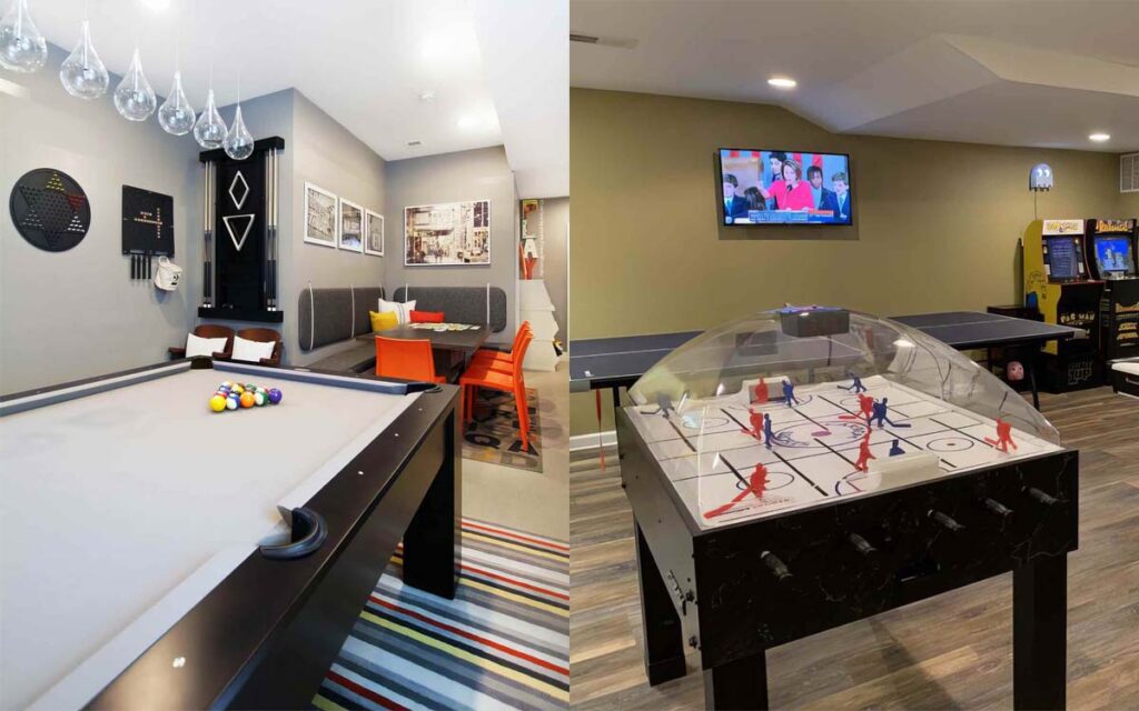 Basement Game Room