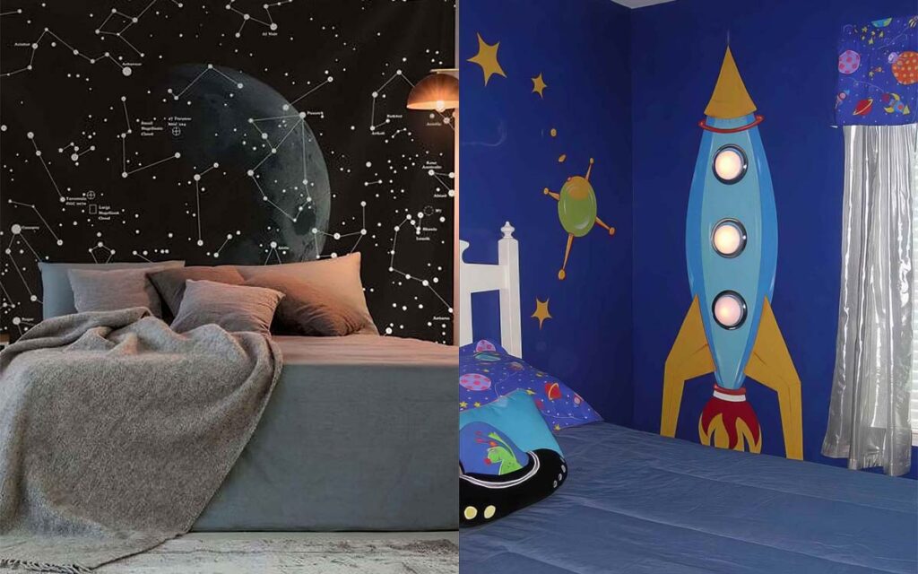 Space Themed Bedroom