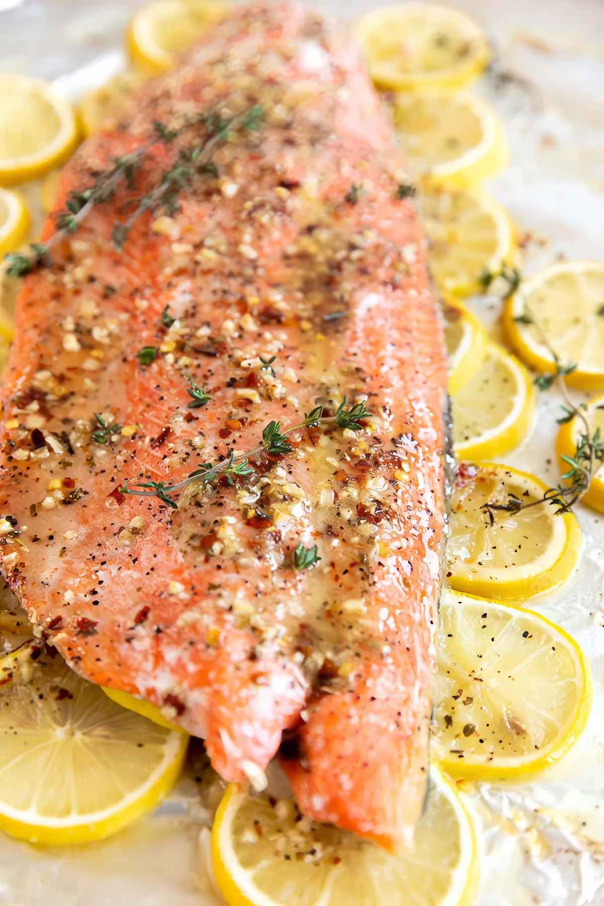 BEST Baked Salmon with Lemon Butter (20 minutes!)