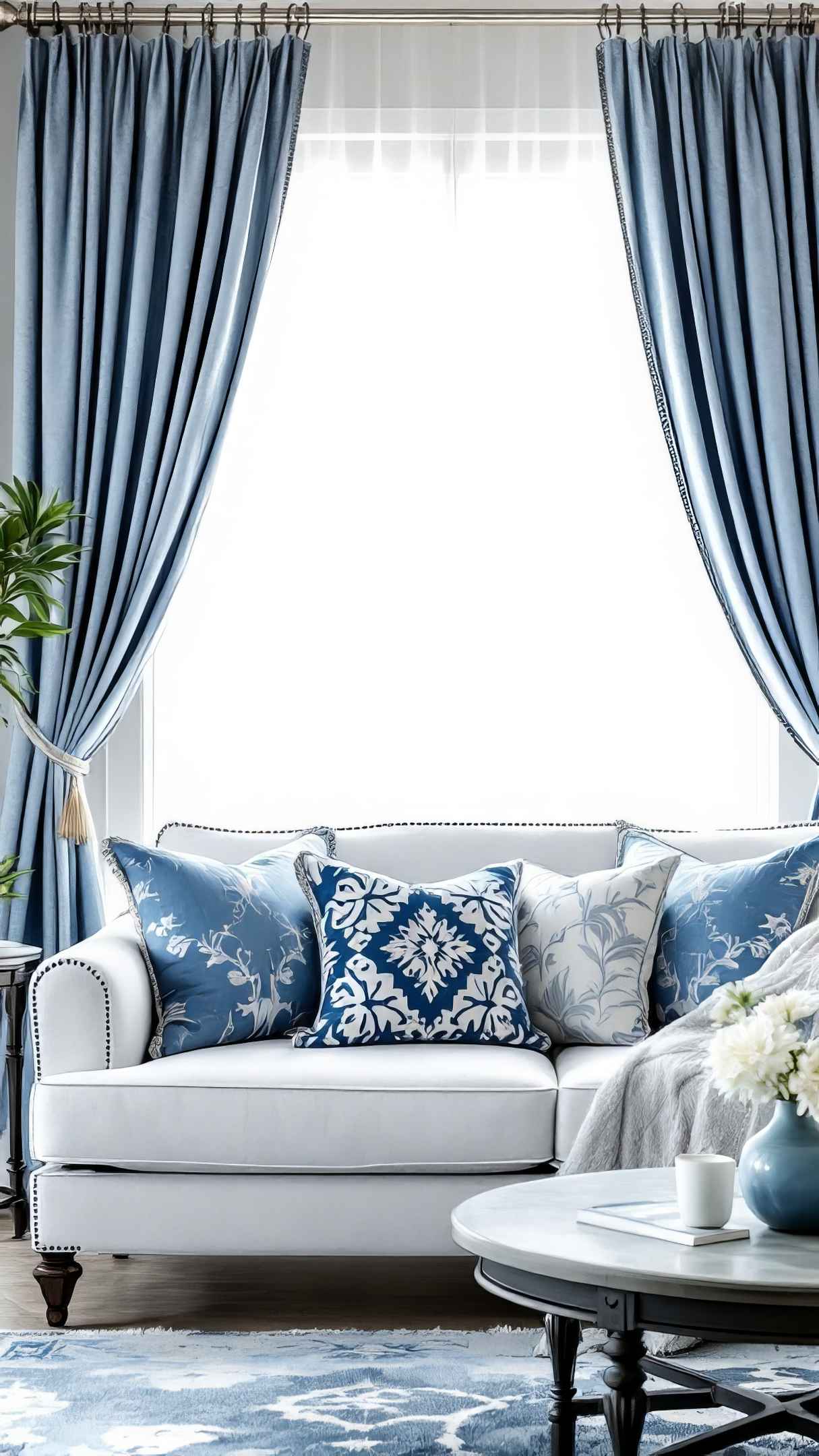 Classic Blue and White Color Scheme