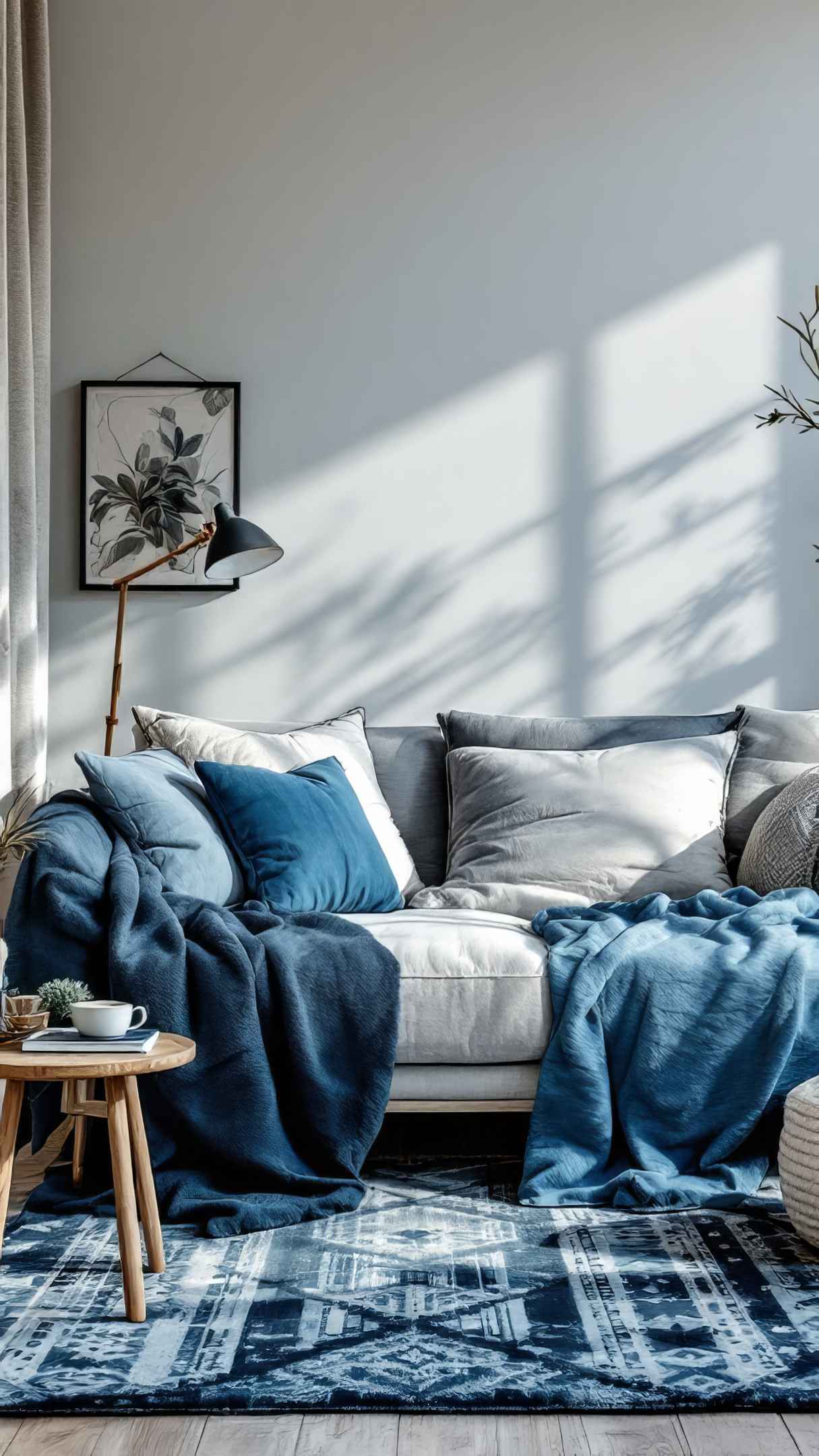 Layered Blue Textures
