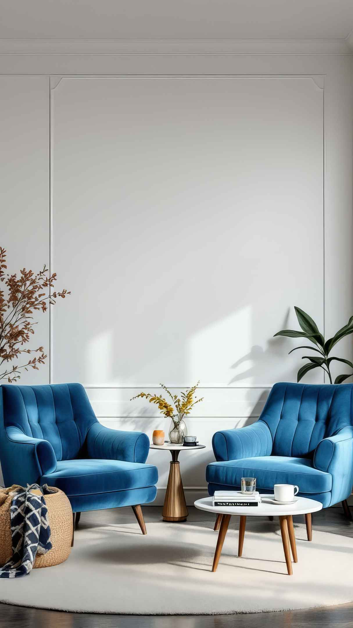 Mid-Century Modern Blue Furniture