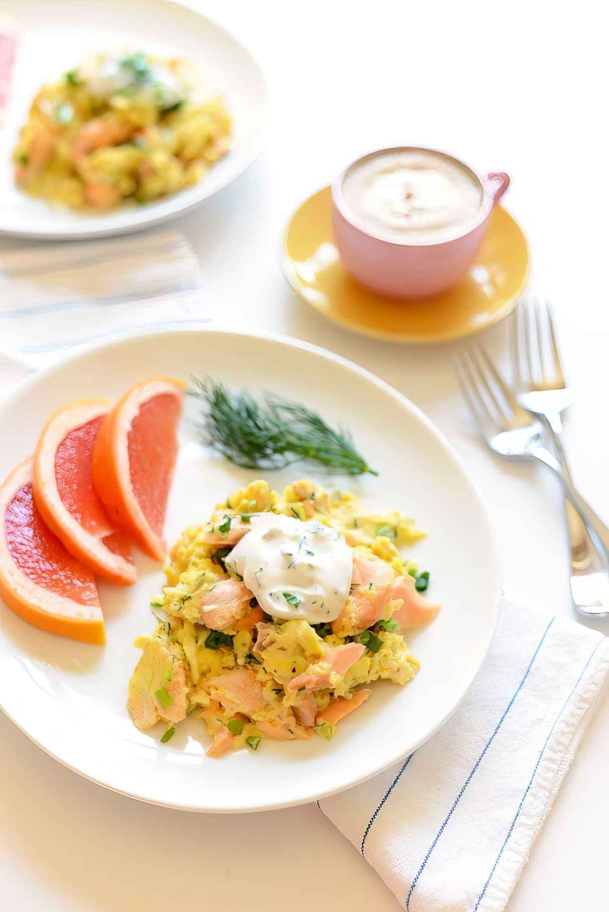 Salmon and Egg Breakfast Scramble