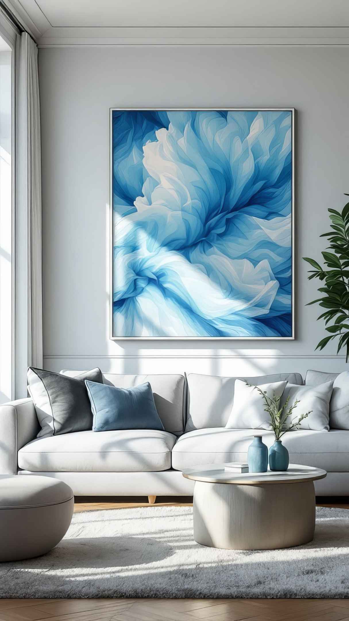 Sky Blue Wall Art