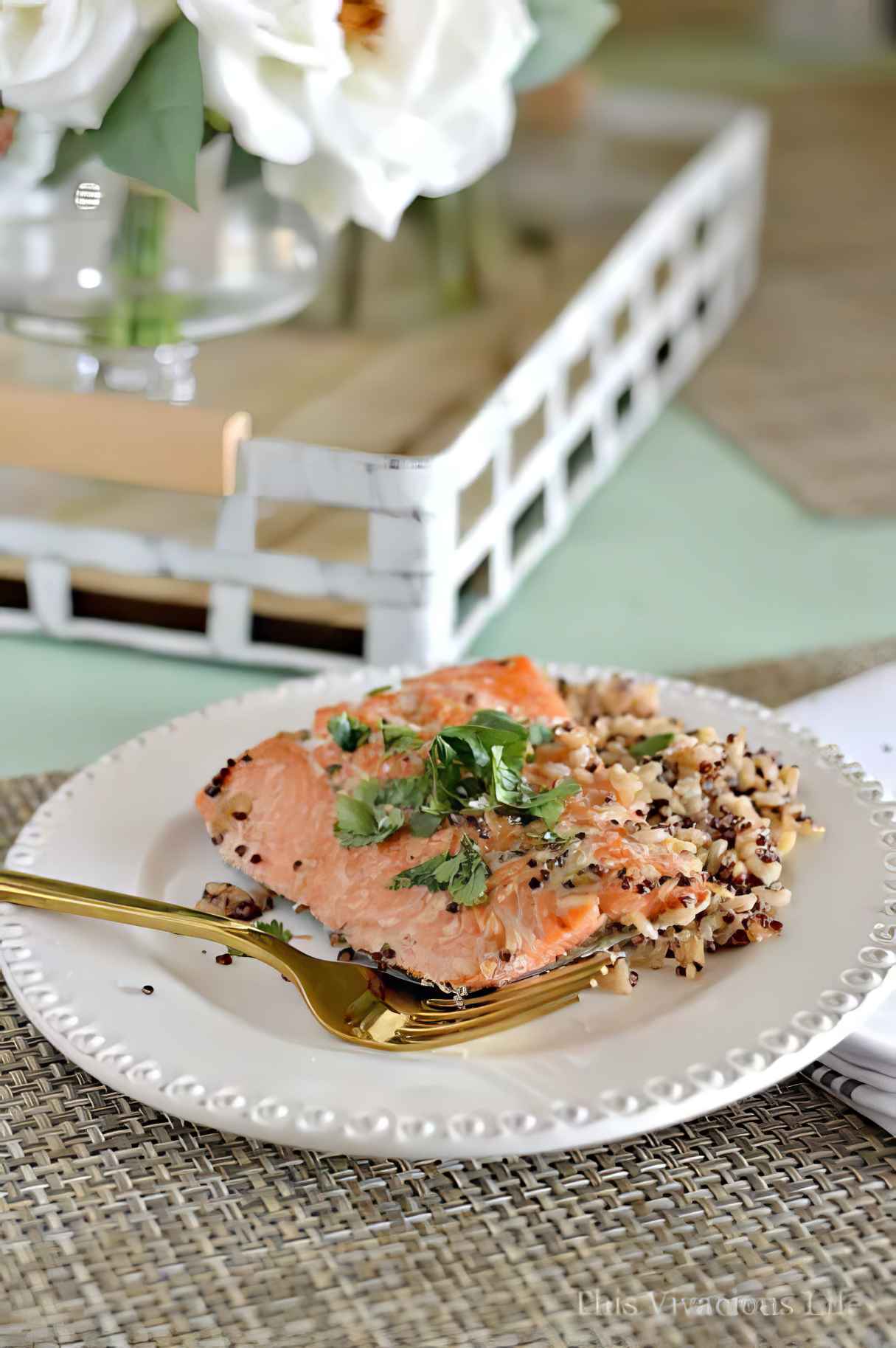 Sockeye Salmon with Honey & Ginger