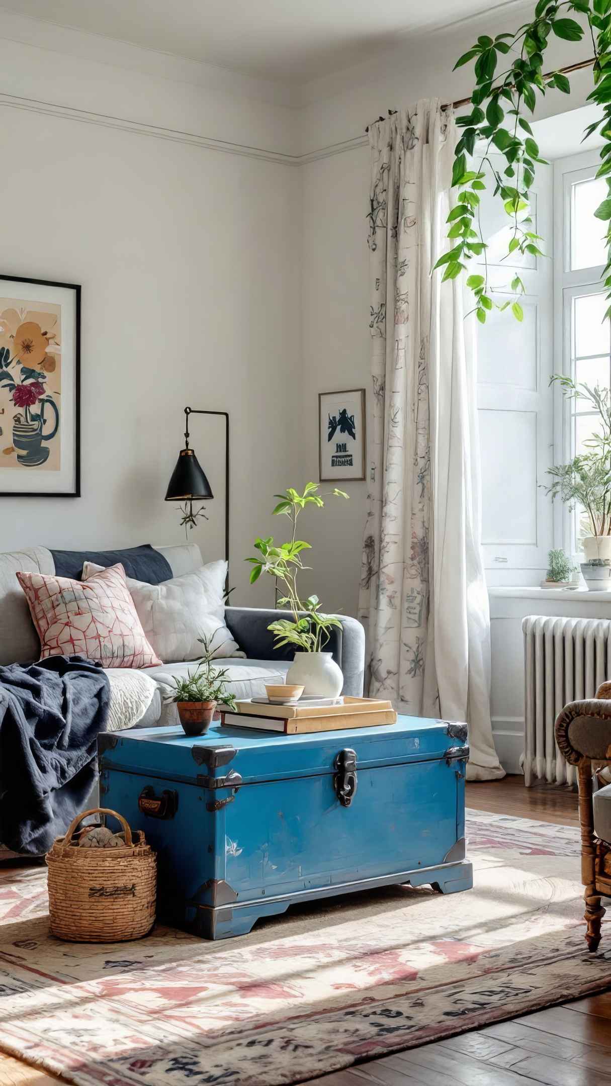Vintage Blue Chests
