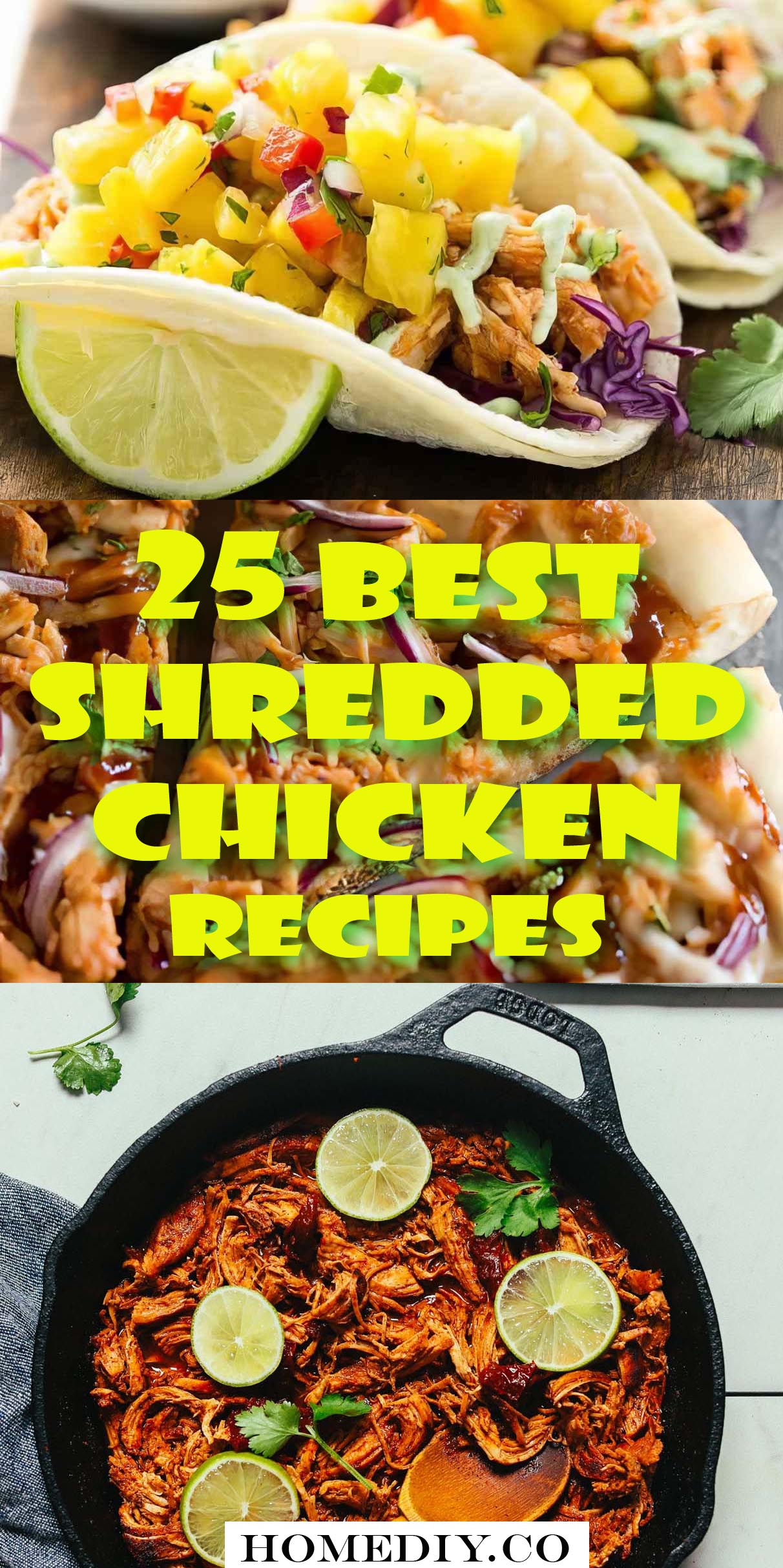 25 Best Shredded Chicken Recipes