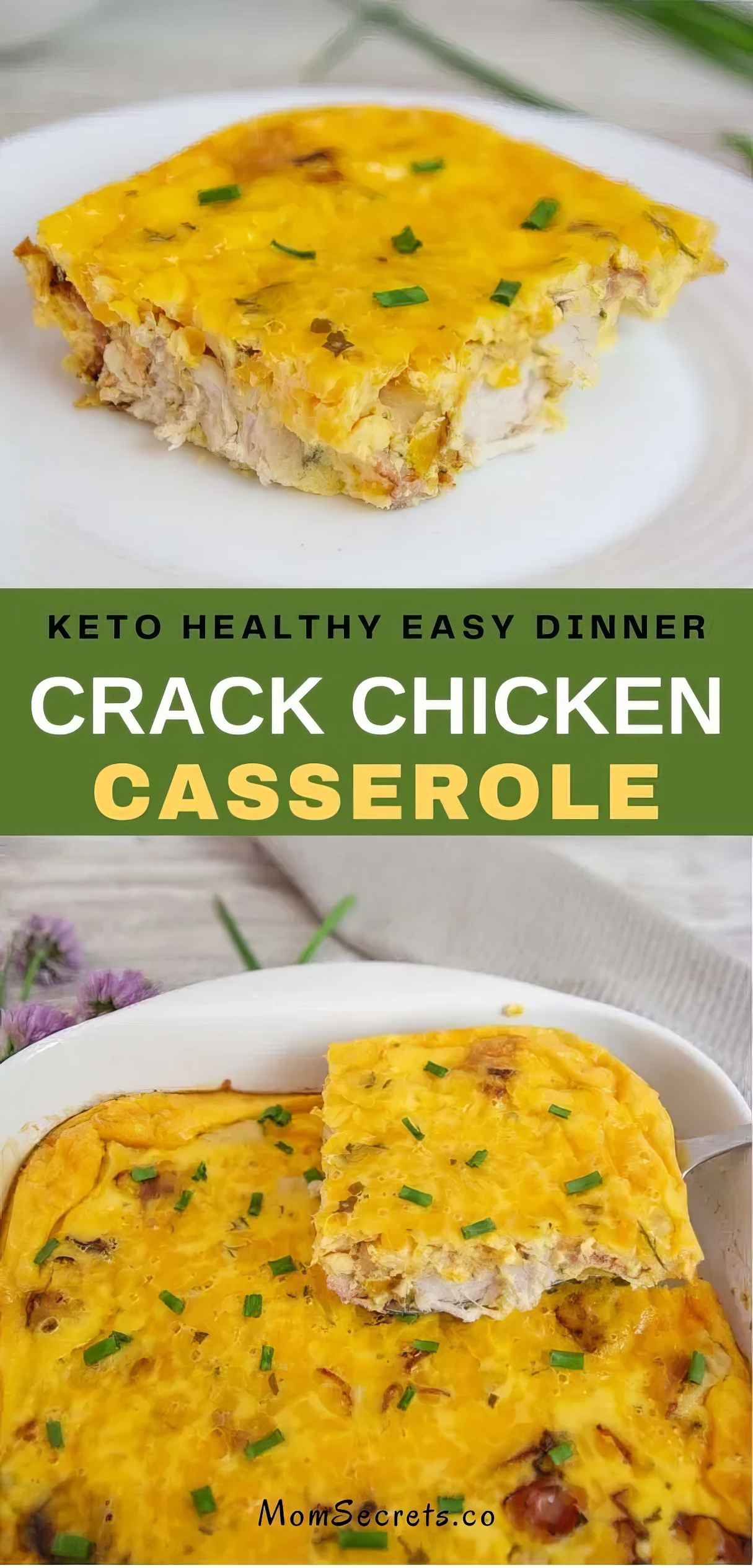 Keto Crack Chicken Casserole