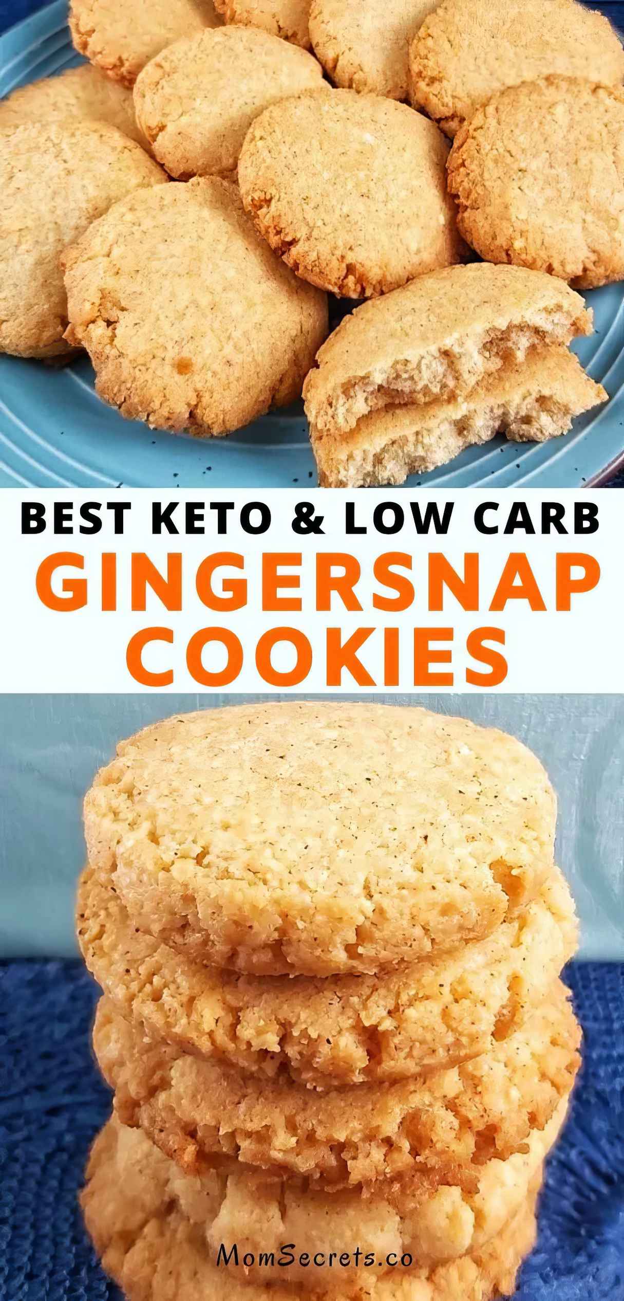 Best Keto Low Carb Gindersnap Cookies