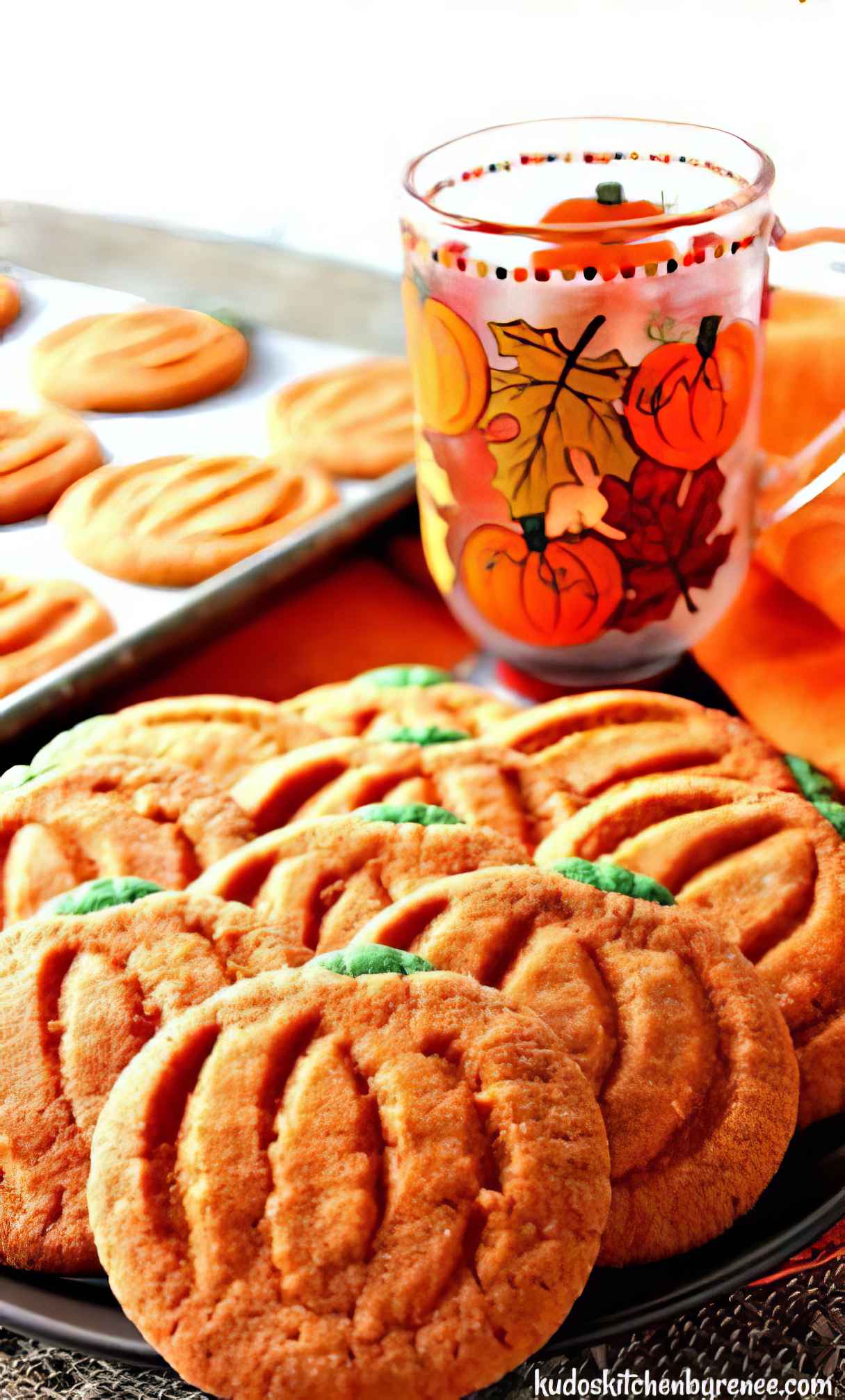 Pumpkin-Shaped Sugar Cookies