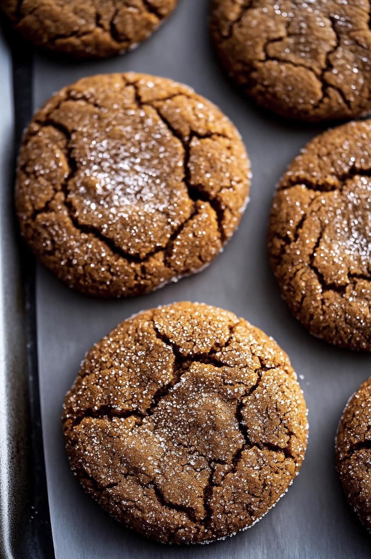 Soft Molasses Cookies
