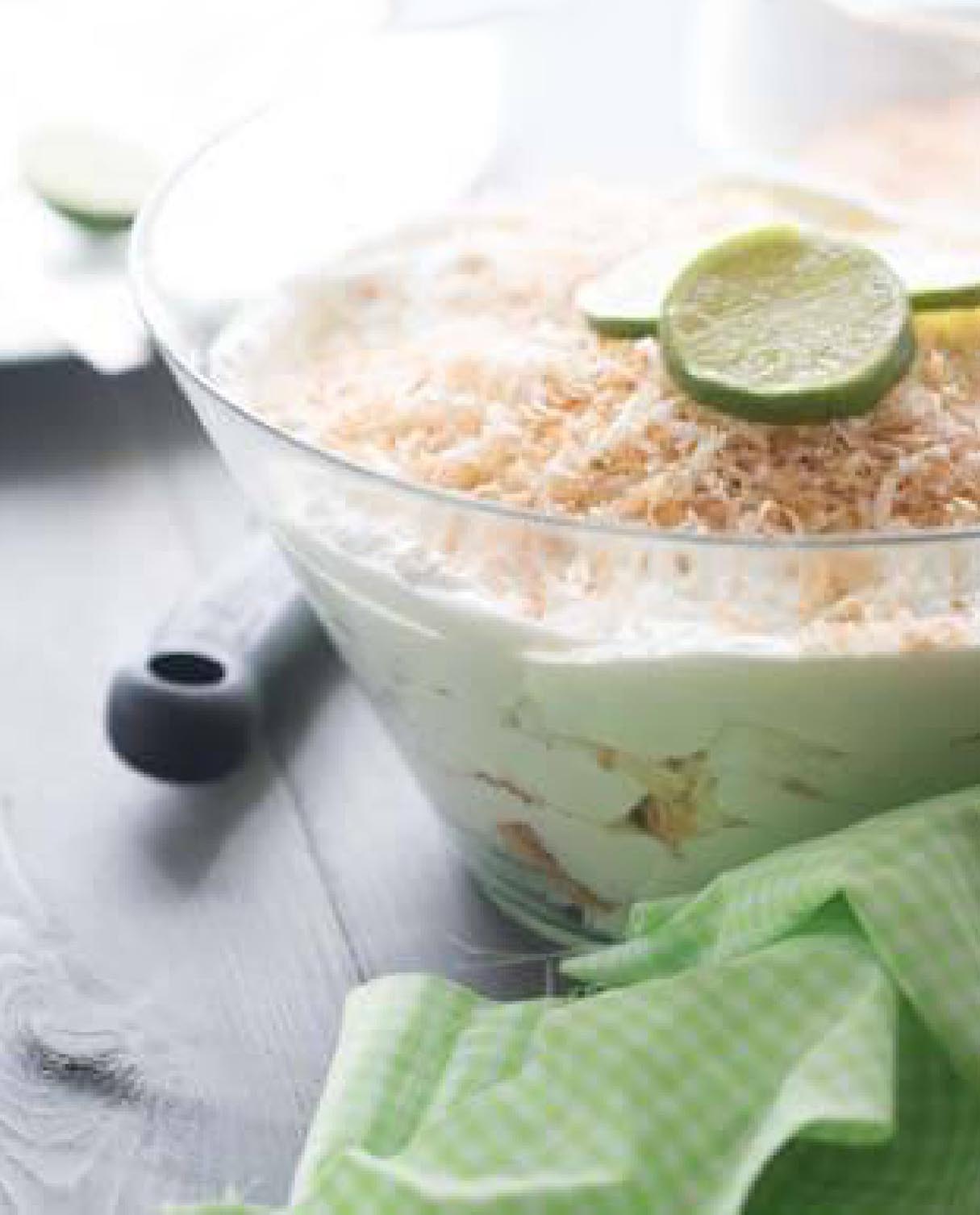 Coconut Key Lime Trifle